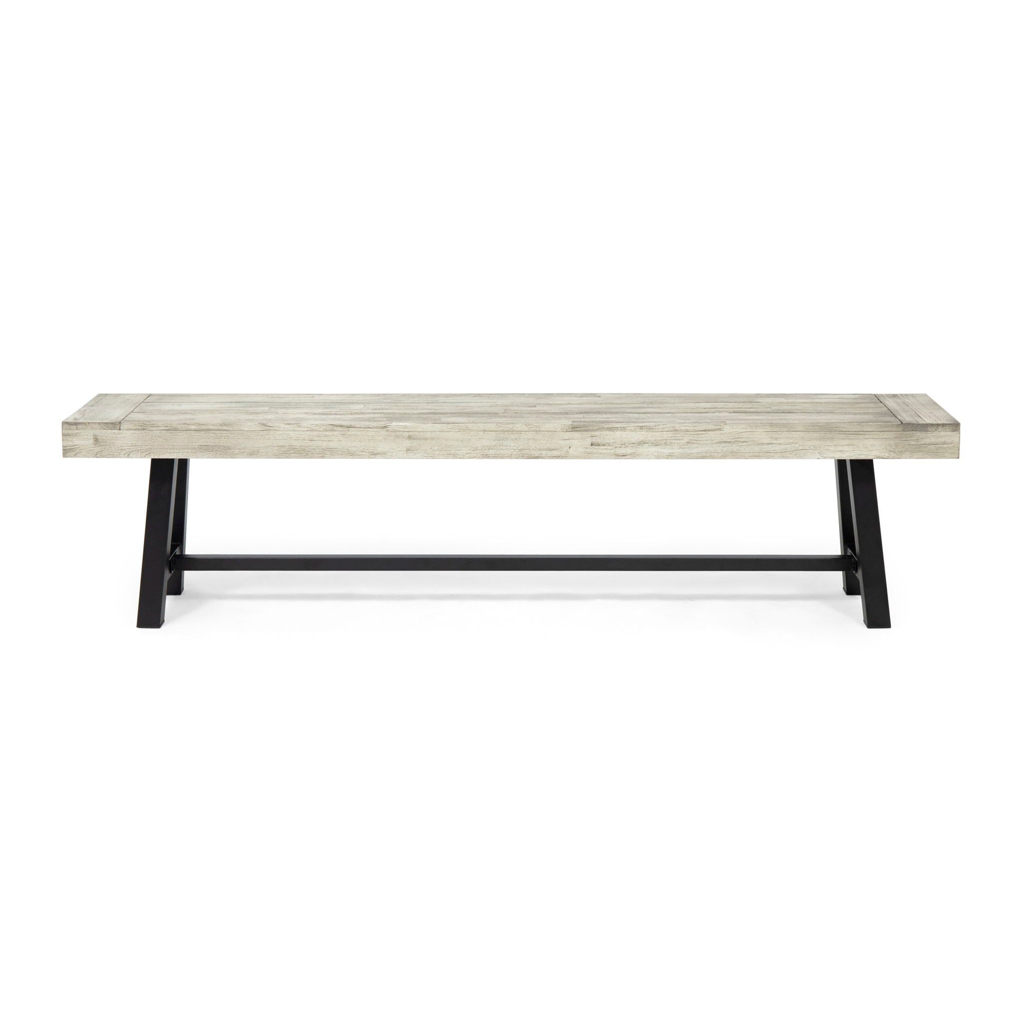 Carlisle - Outdoor Dining Bench - Gray