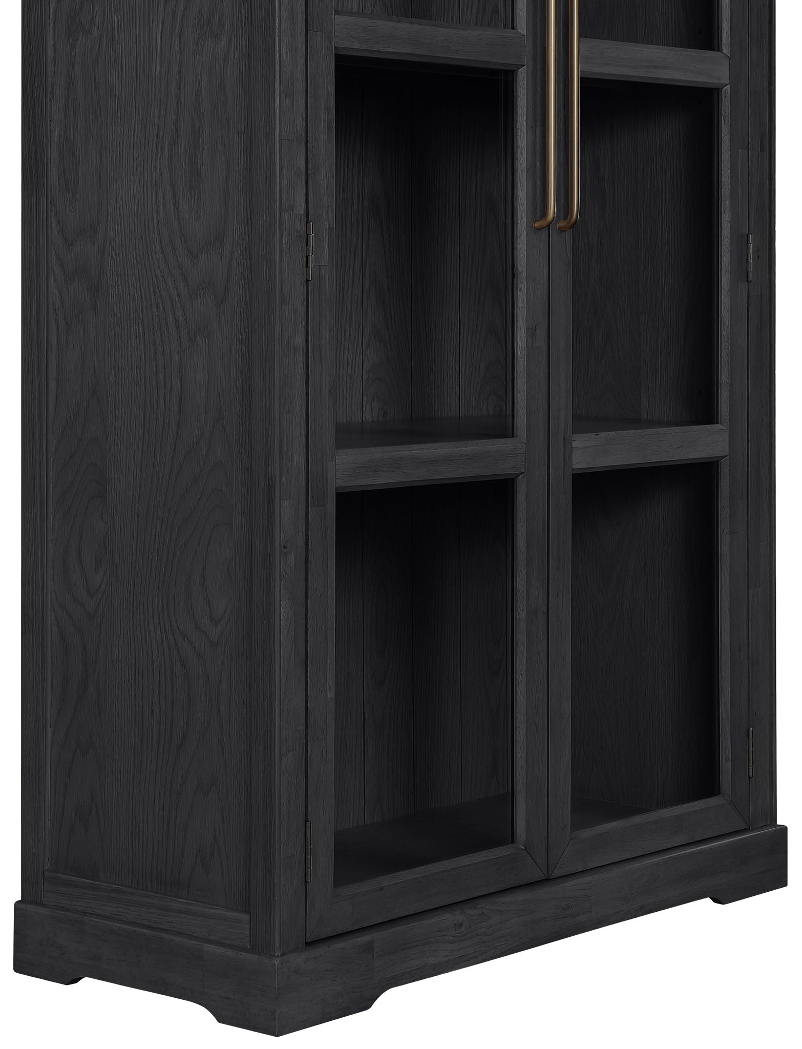 Corva - Solid Wood, Oak Veneer And Stainless Steel Storage Cabinet