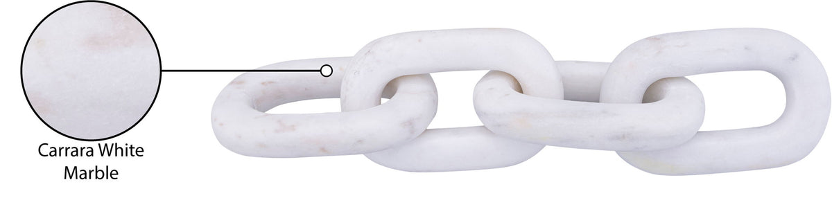 Lynx - Marble Decorative Chain Links