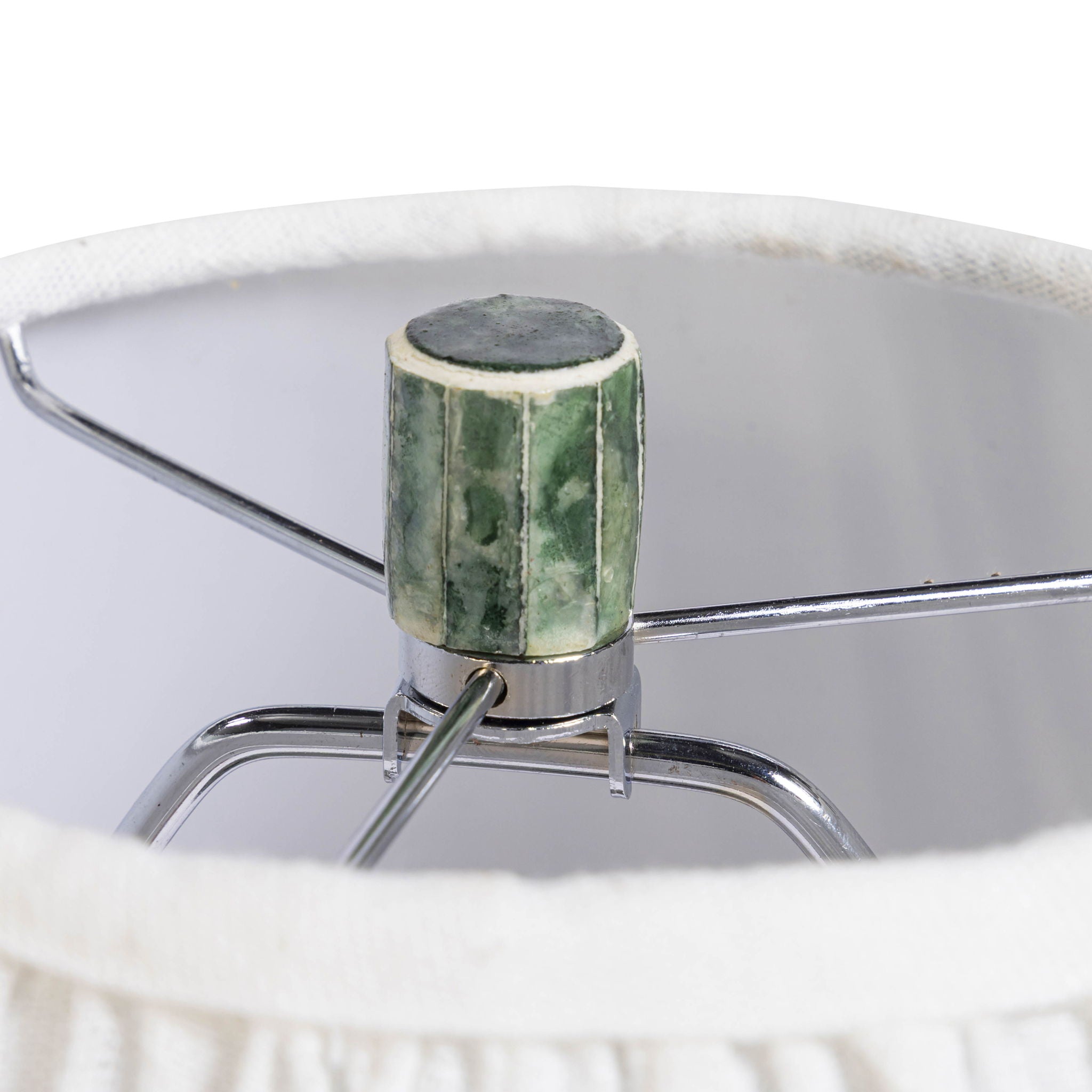Yaya - Capiz Shell Table Lamp - Green