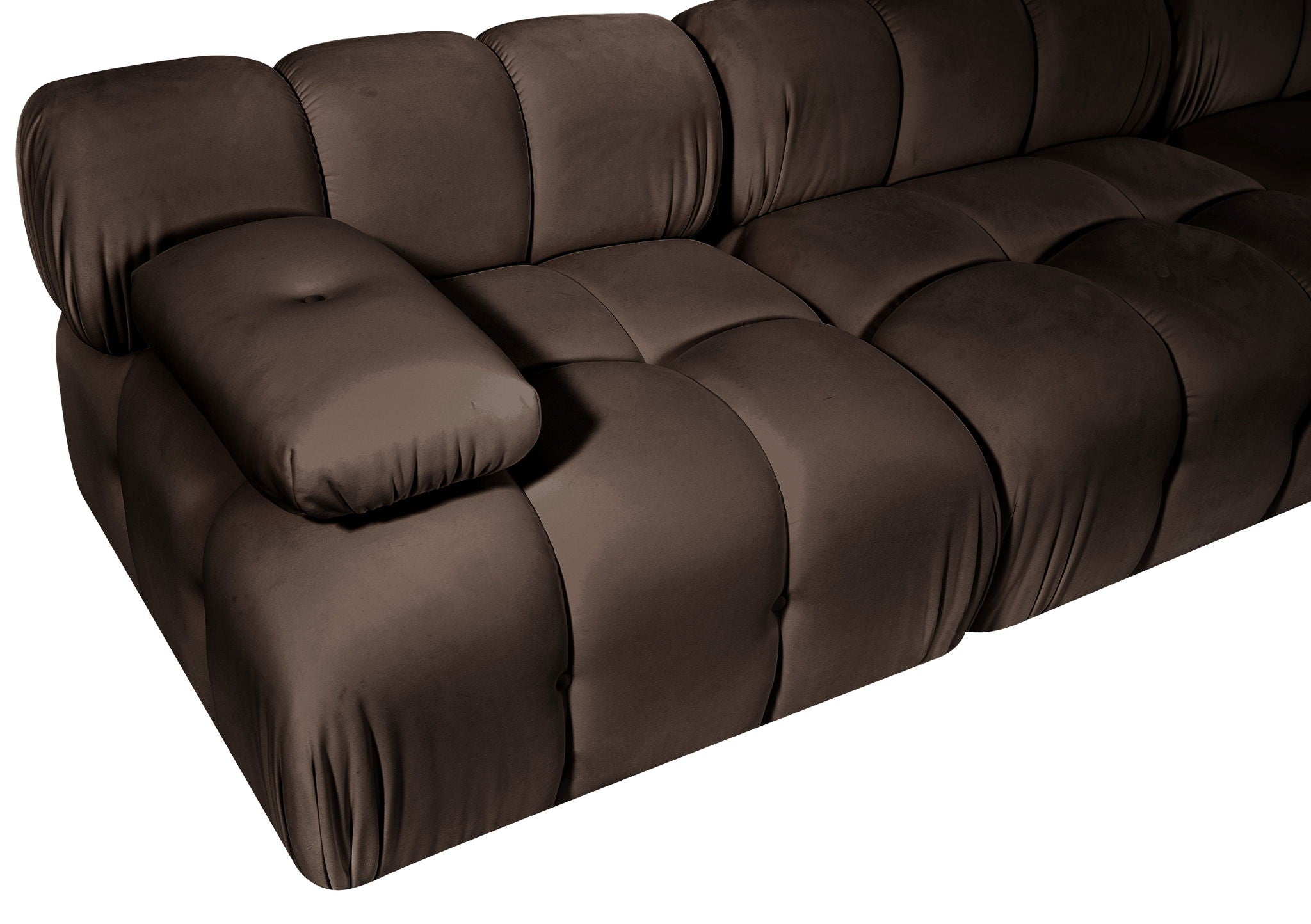 Orin - Velvet 4 Piece Modular Sofa