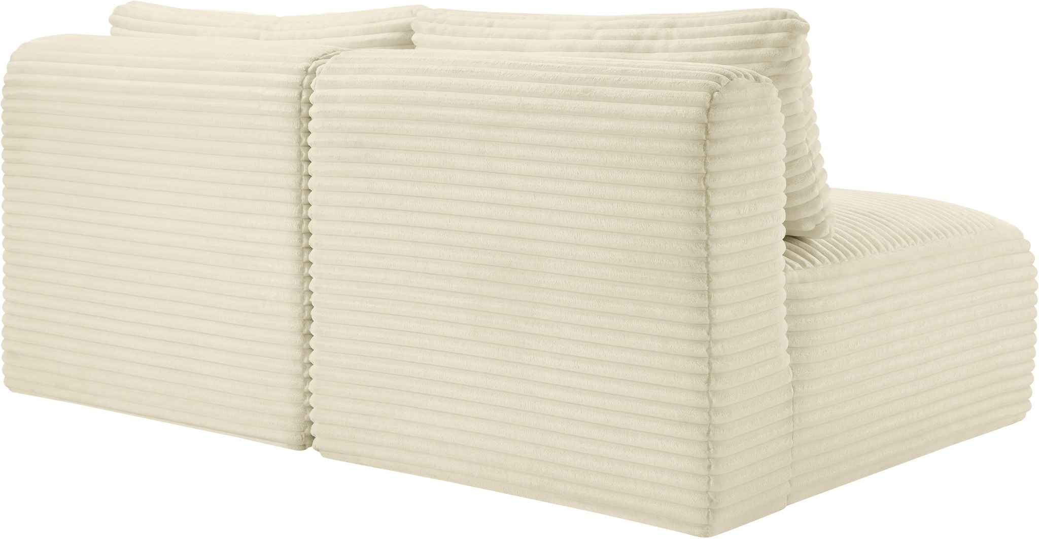 Shaggy - 2 Seat Modular Armless Sofa