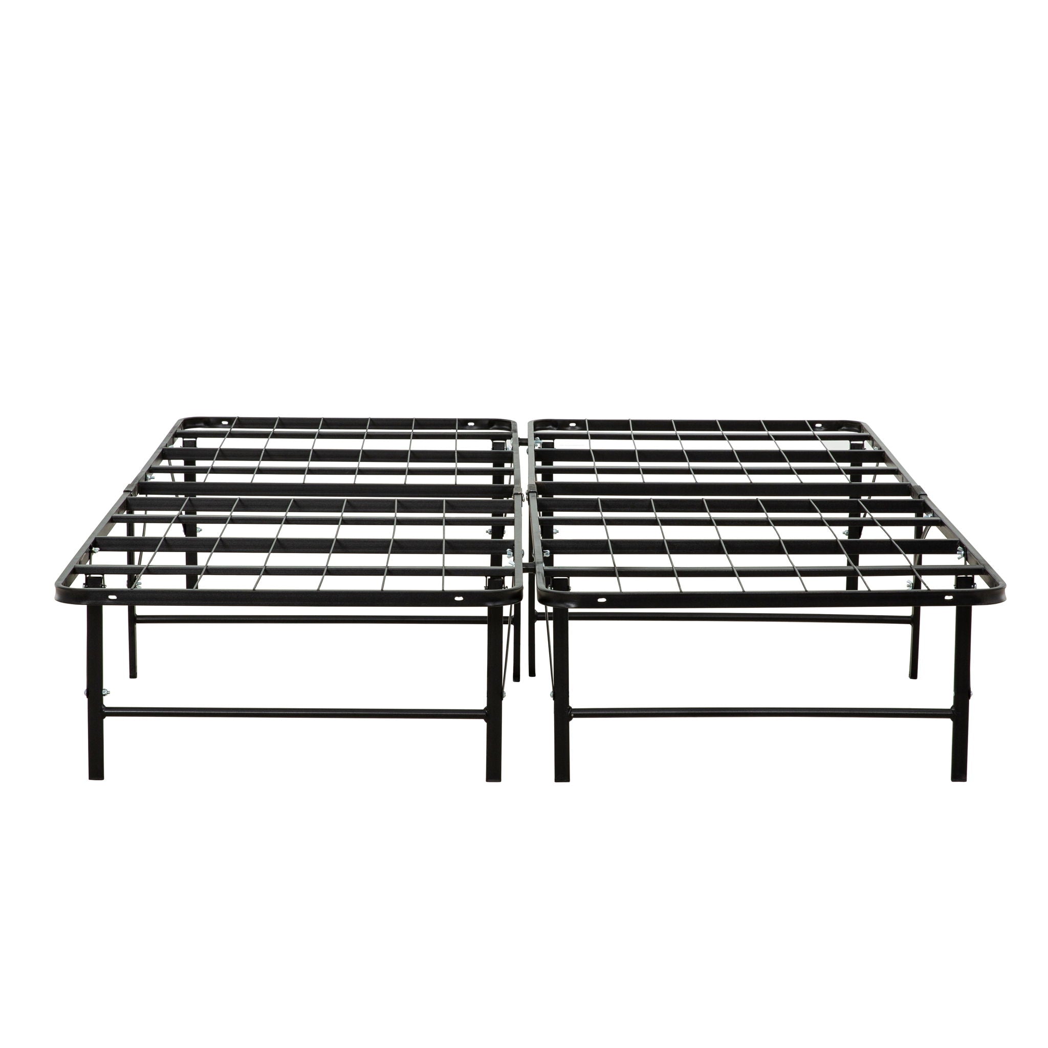 California King Size Bed Base, Mattress Foundation Bed Frame, Bedroom Furniture - Black