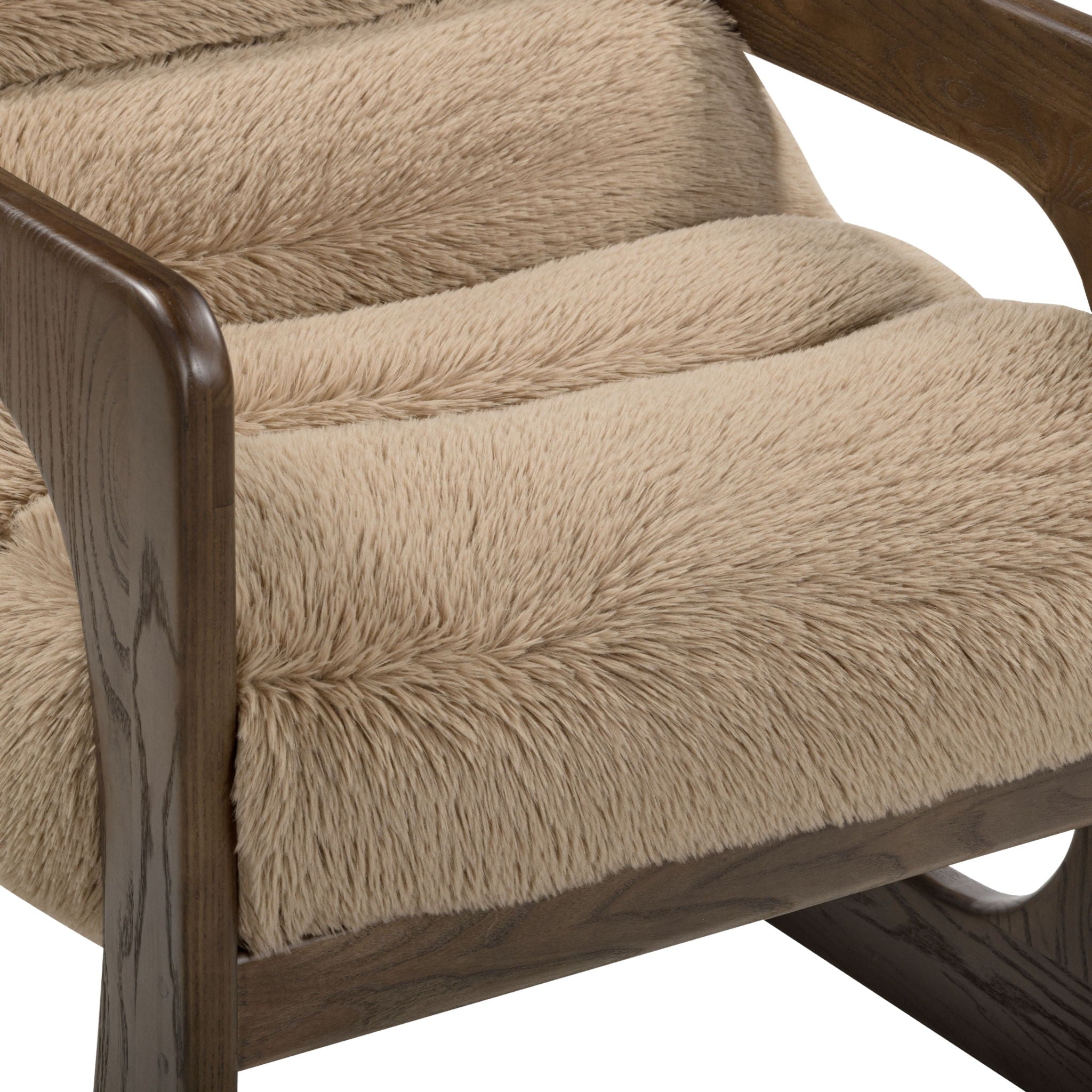 Palma - Vegan Shearling Accent Chair