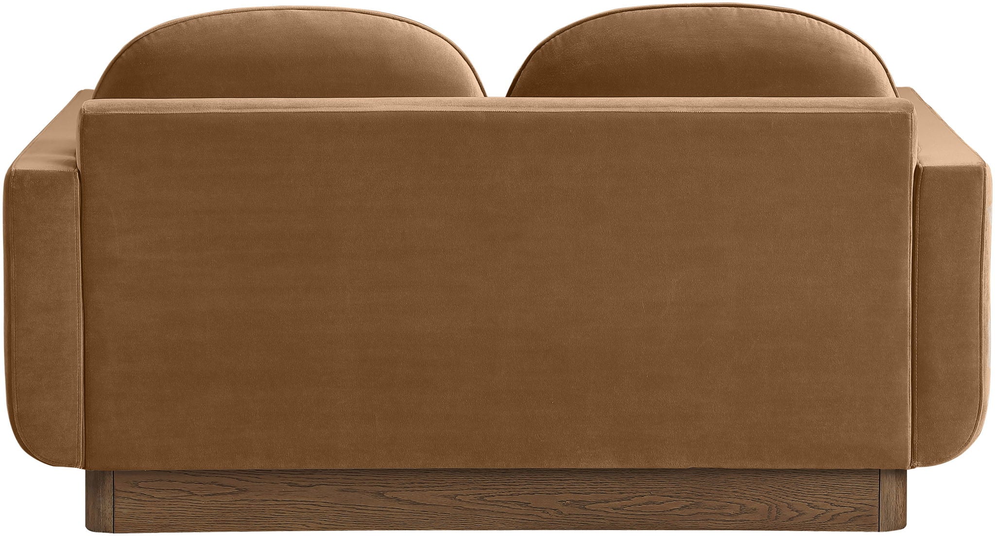 Diviento - Velvet Performance Fabric Upholstered Loveseat