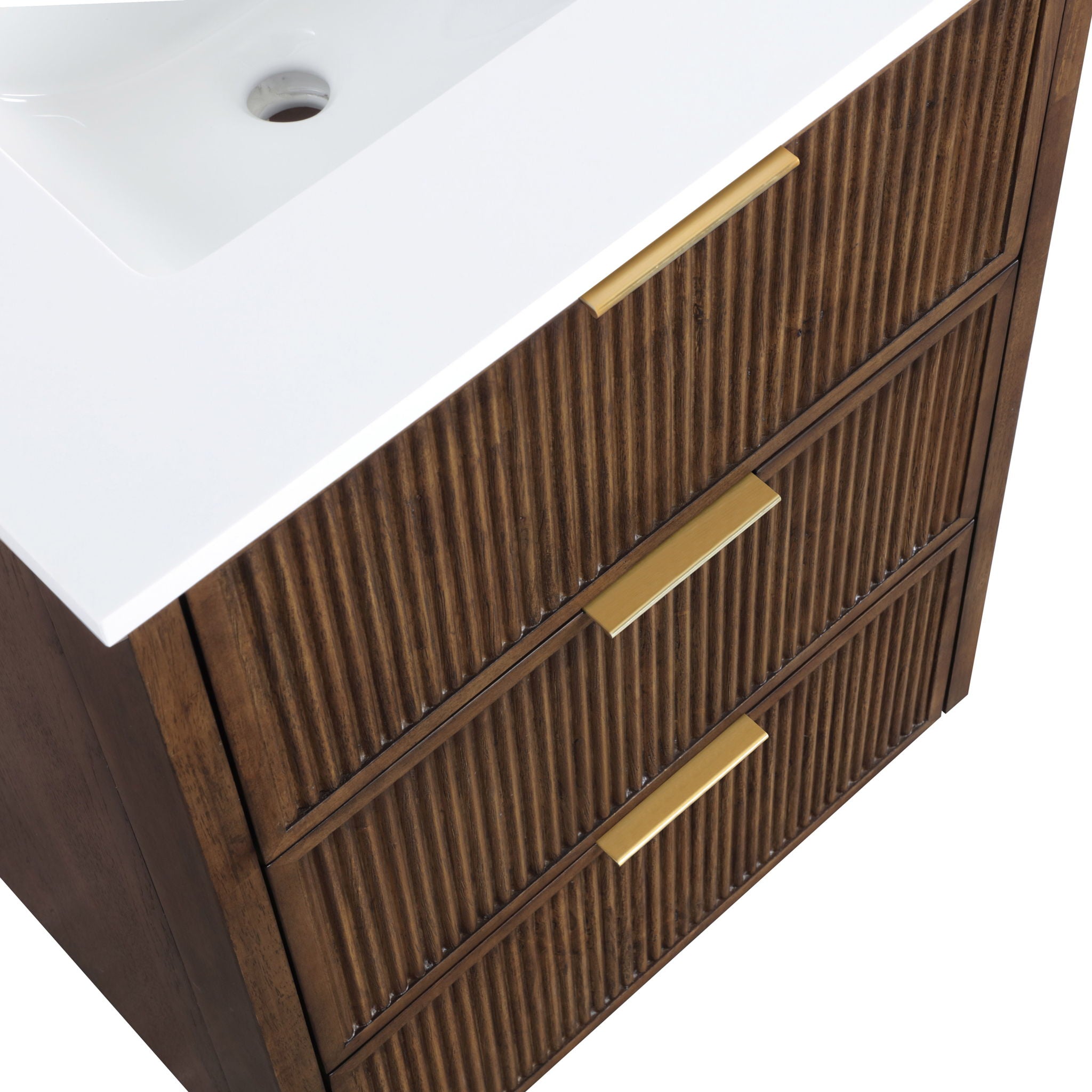 Willard - Engineered Stone And Solid Wood Bathroom Vanity