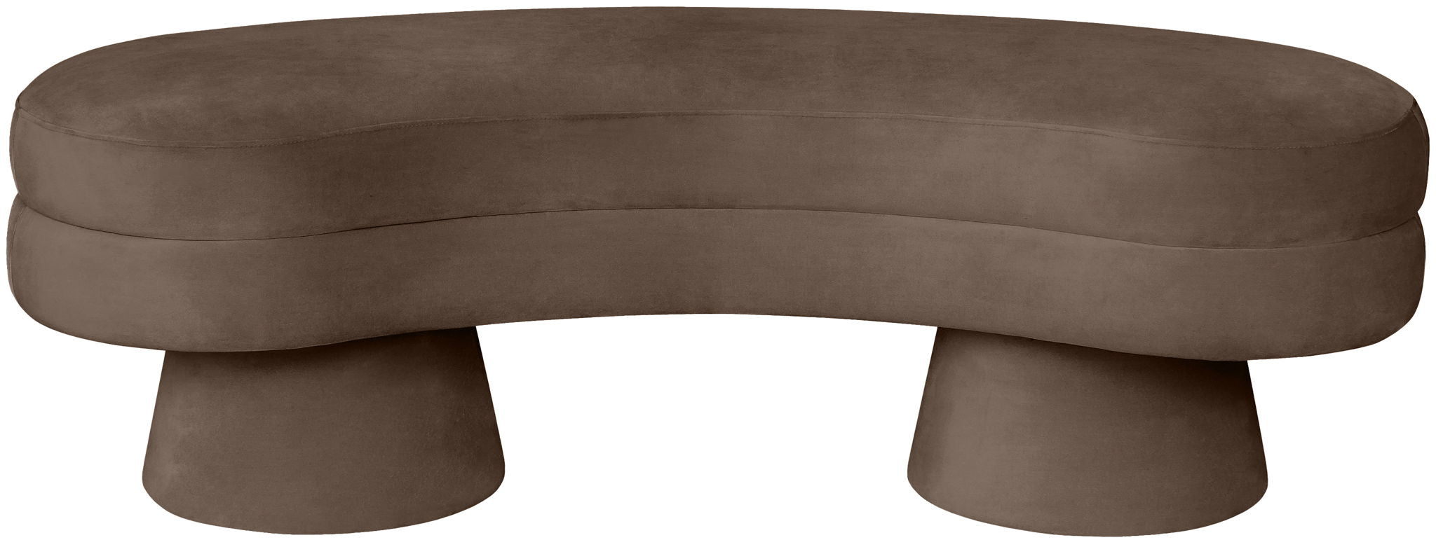 Zenna - Velvet Bench