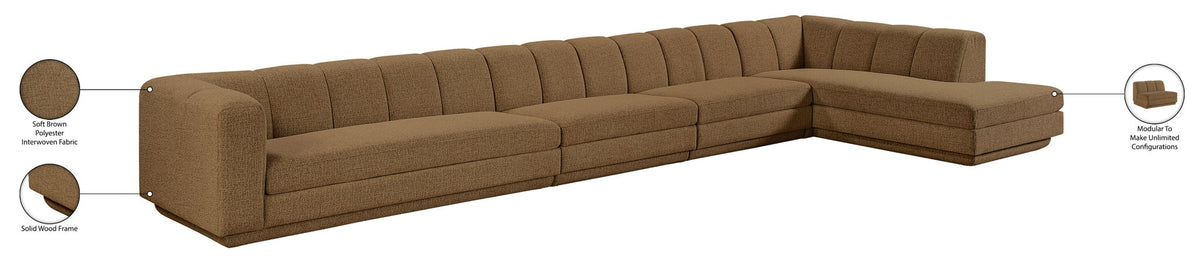 Modari - Sectional - Brown