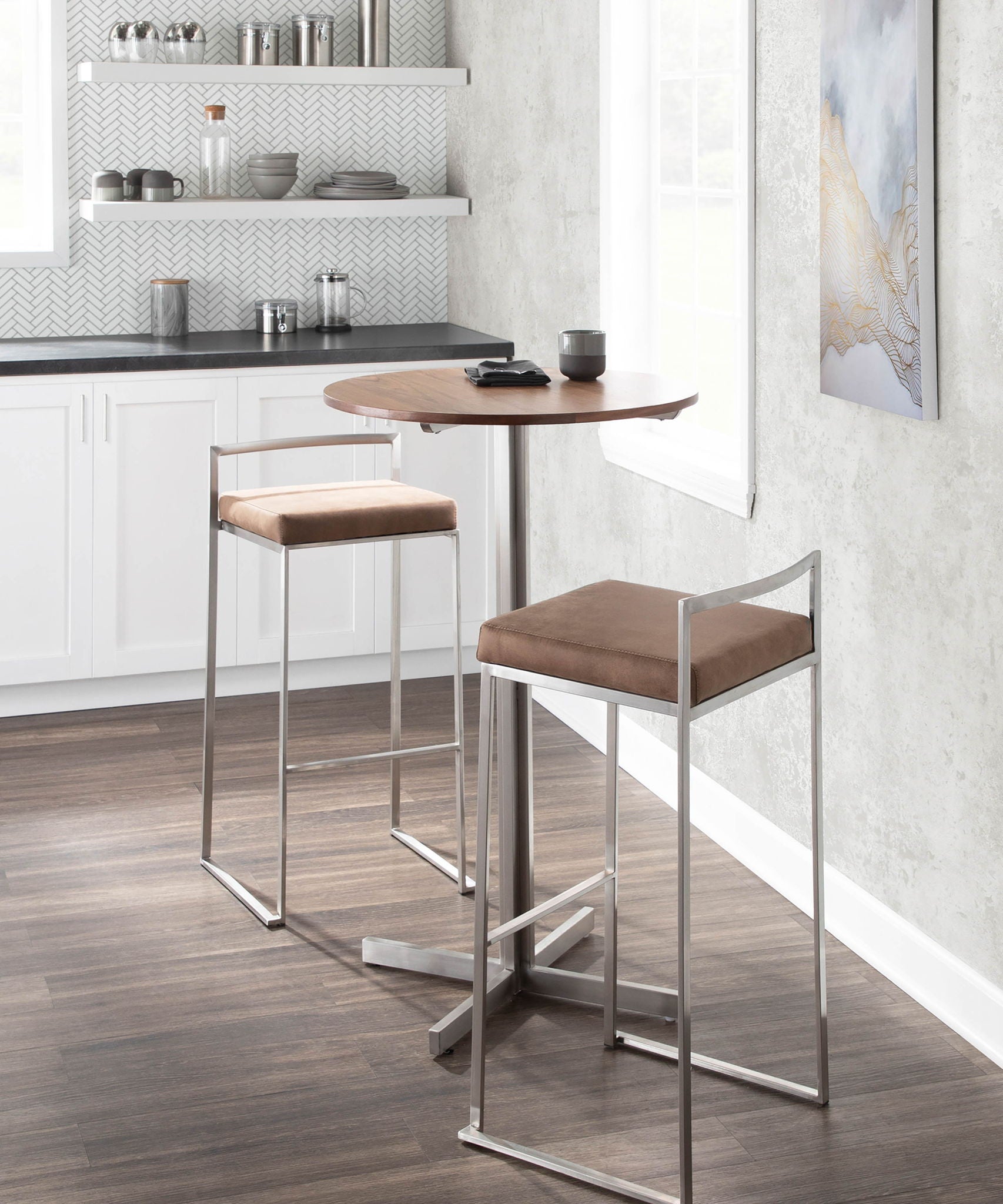 Fuji - Contemporary And Elegant Design Stackable Barstool