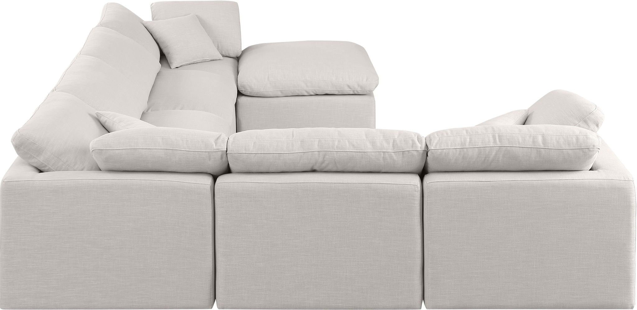 Indulge - Linen 7 Piece Modular Sectional