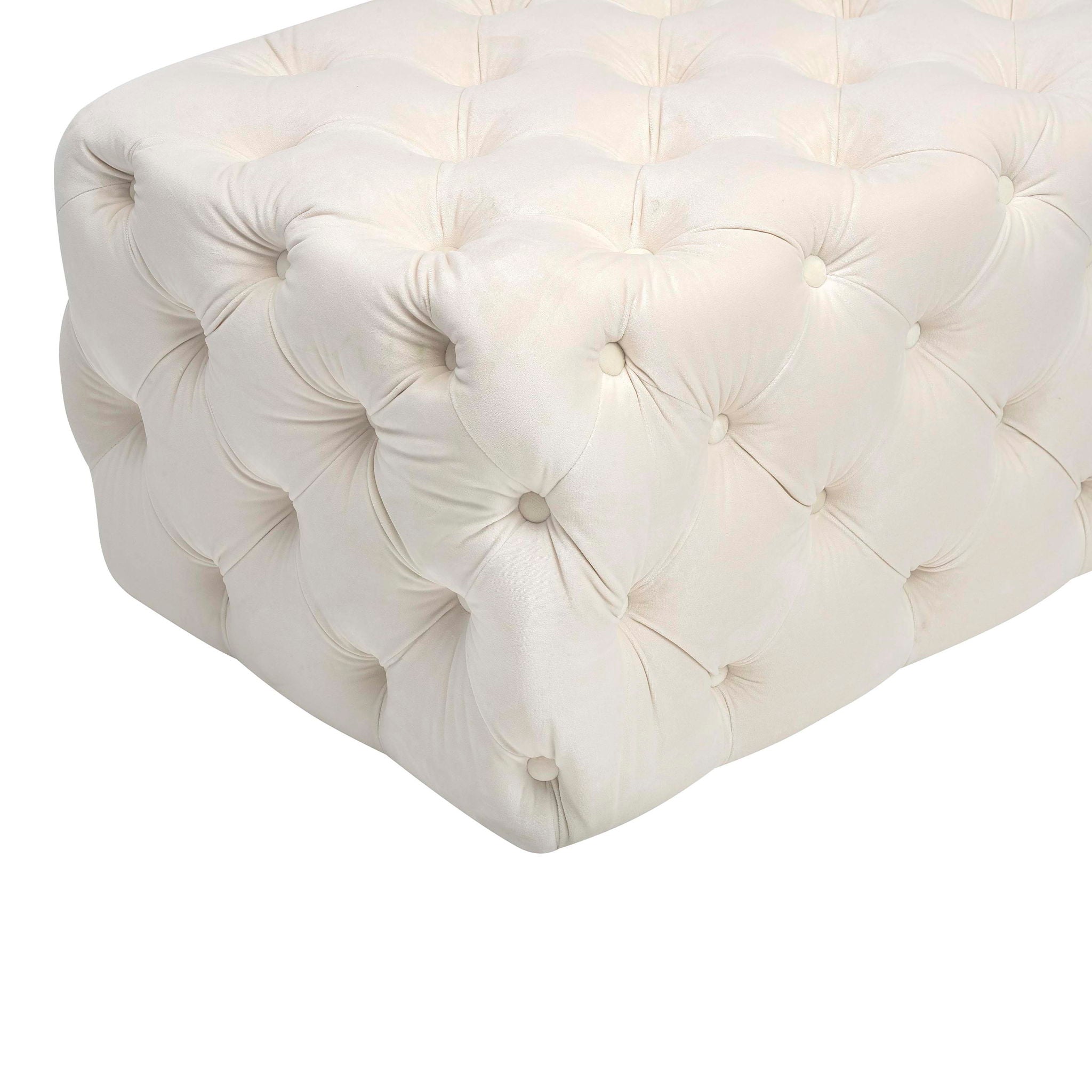 Kaylee - Velvet Ottoman
