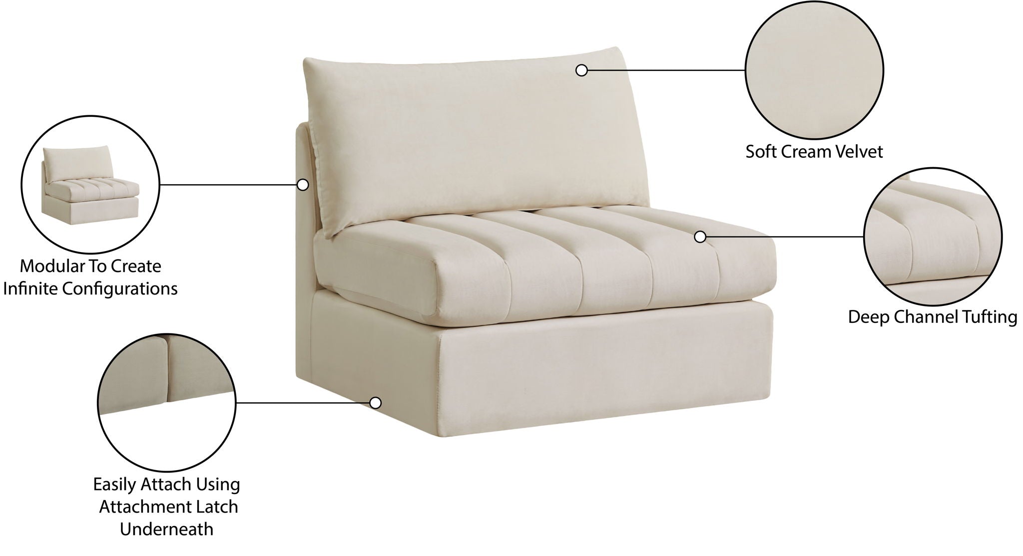 Jacob - Armless Chair