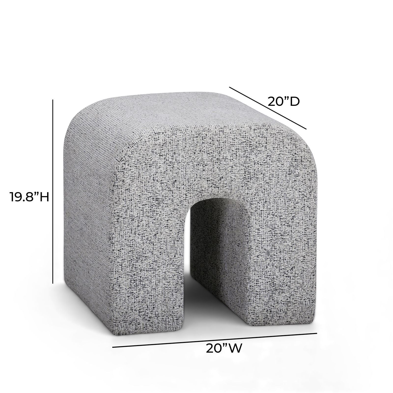 Desi - Woven Fabric Ottoman