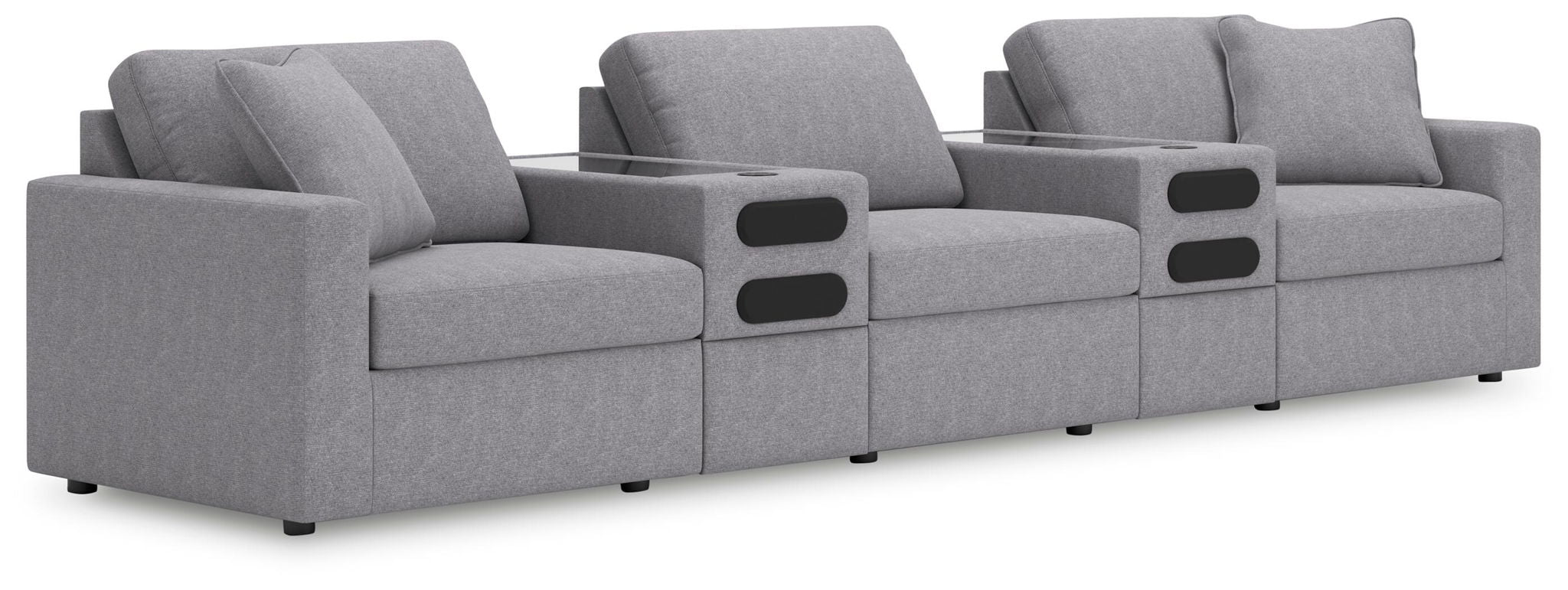 Modmax - Straight Sectional - Granite