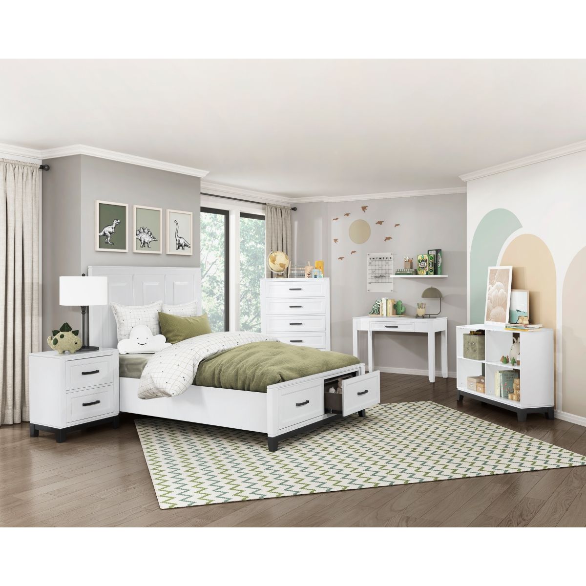Garretson - Platform Bed With Footboard Storage