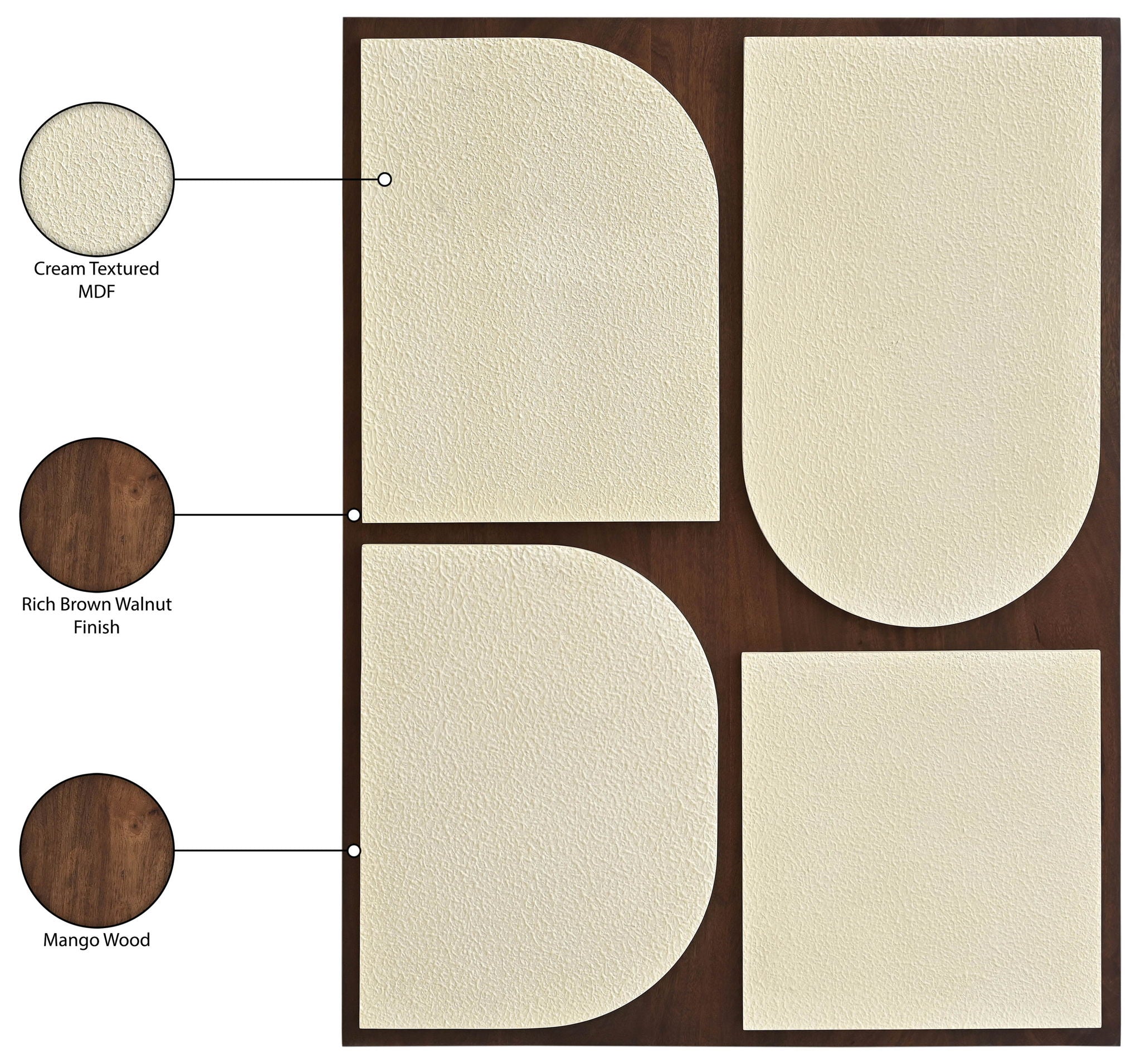Icon - Mango Wood Wall Decor