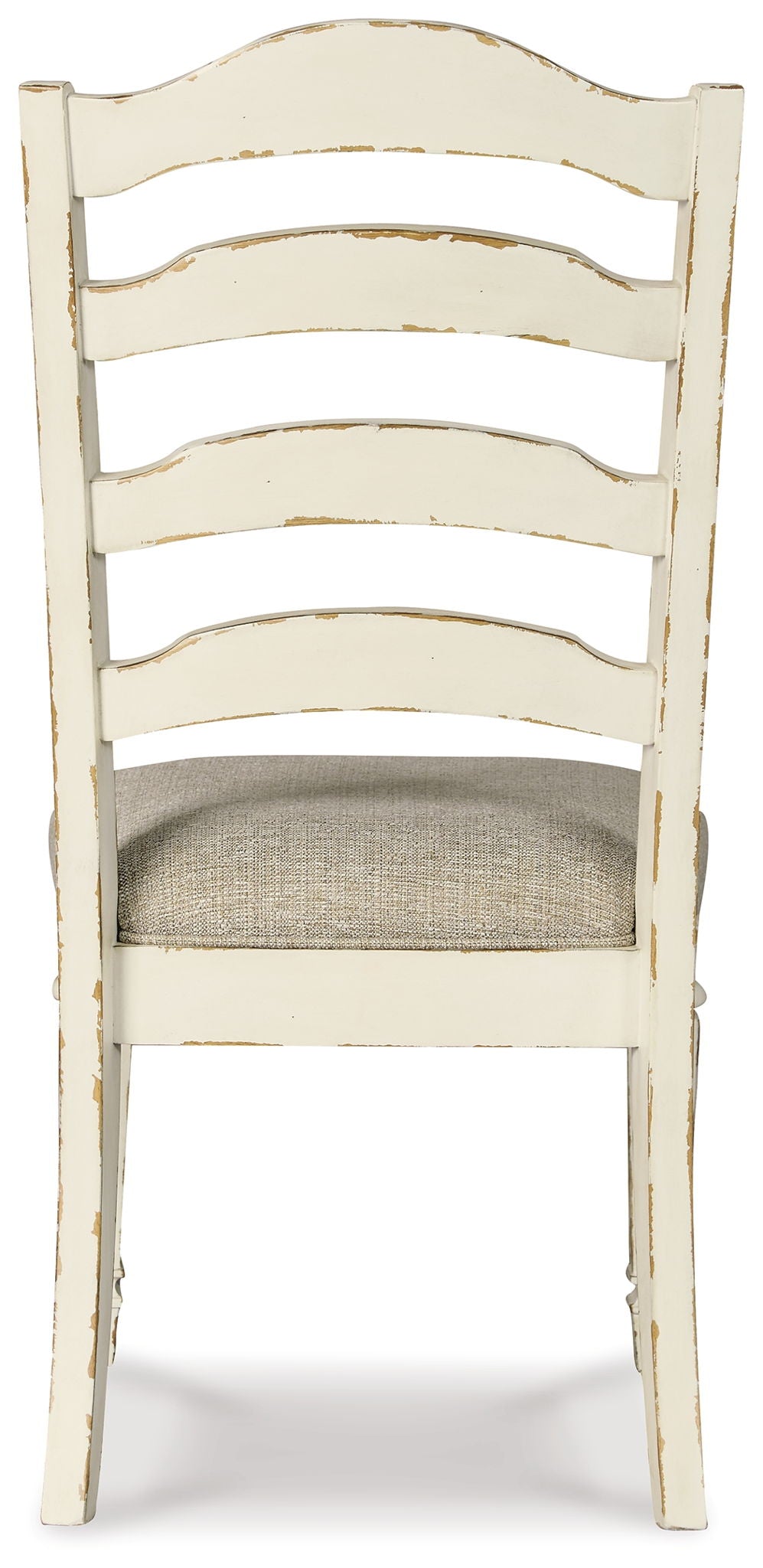 Realyn - Dining UPH Side Chair (Set of 2) - Ladderback - Chipped White