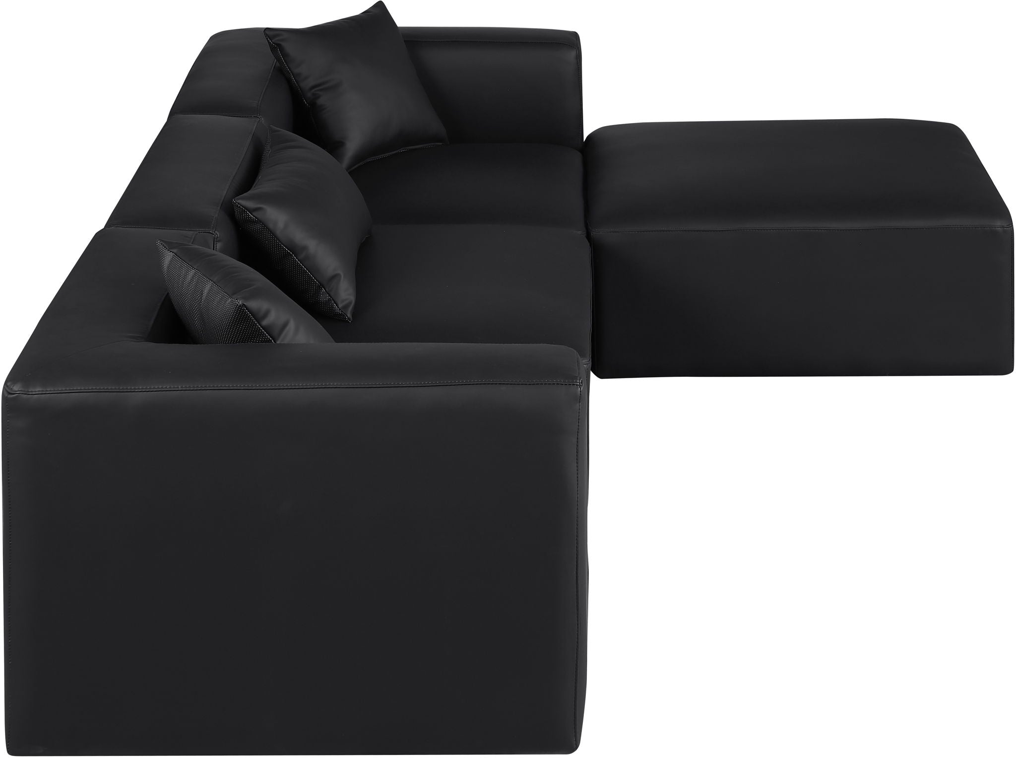 Cube - 4 Piece Modular Sectional With Chaise
