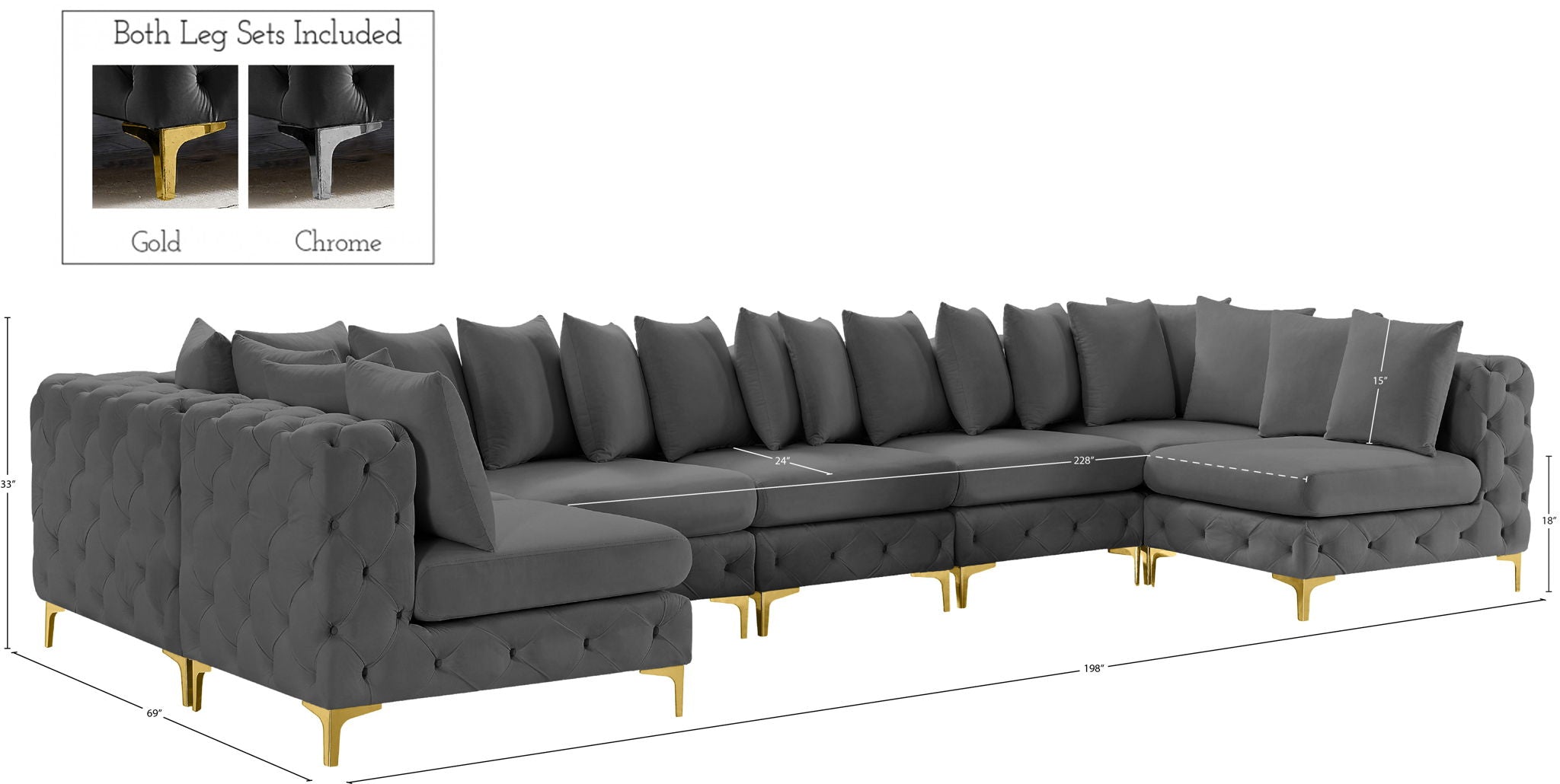 Tremblay - 8 Piece Modular Sectional