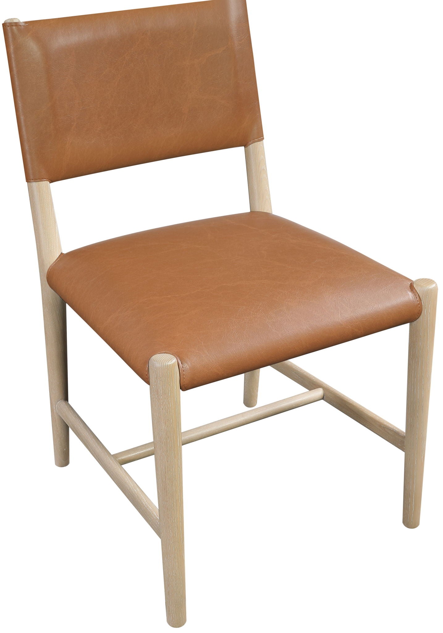 Andie - Vegan Leather Upholstered Dining Chair (Set of 2) - Natural Base