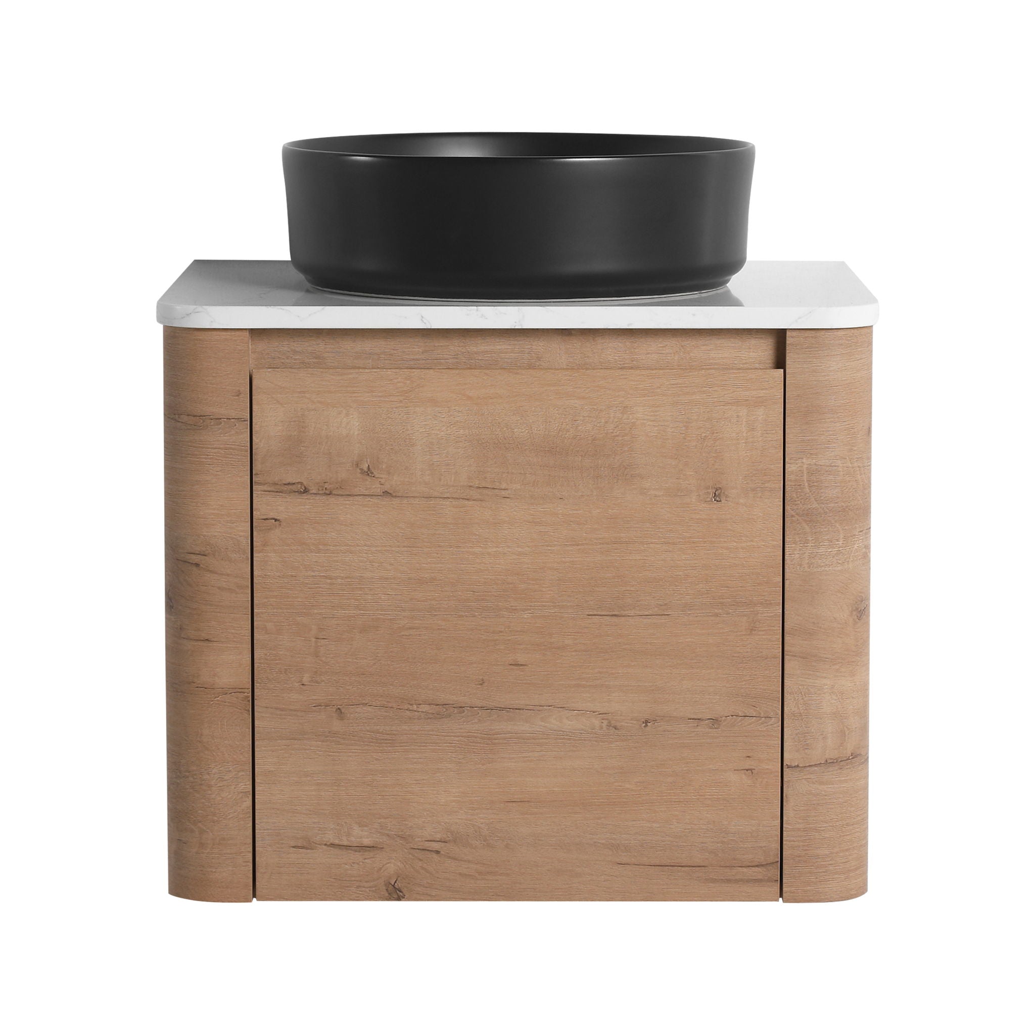 Wall Mounted Bathroom Vanity & Art Sink & 1 Soft Close Door