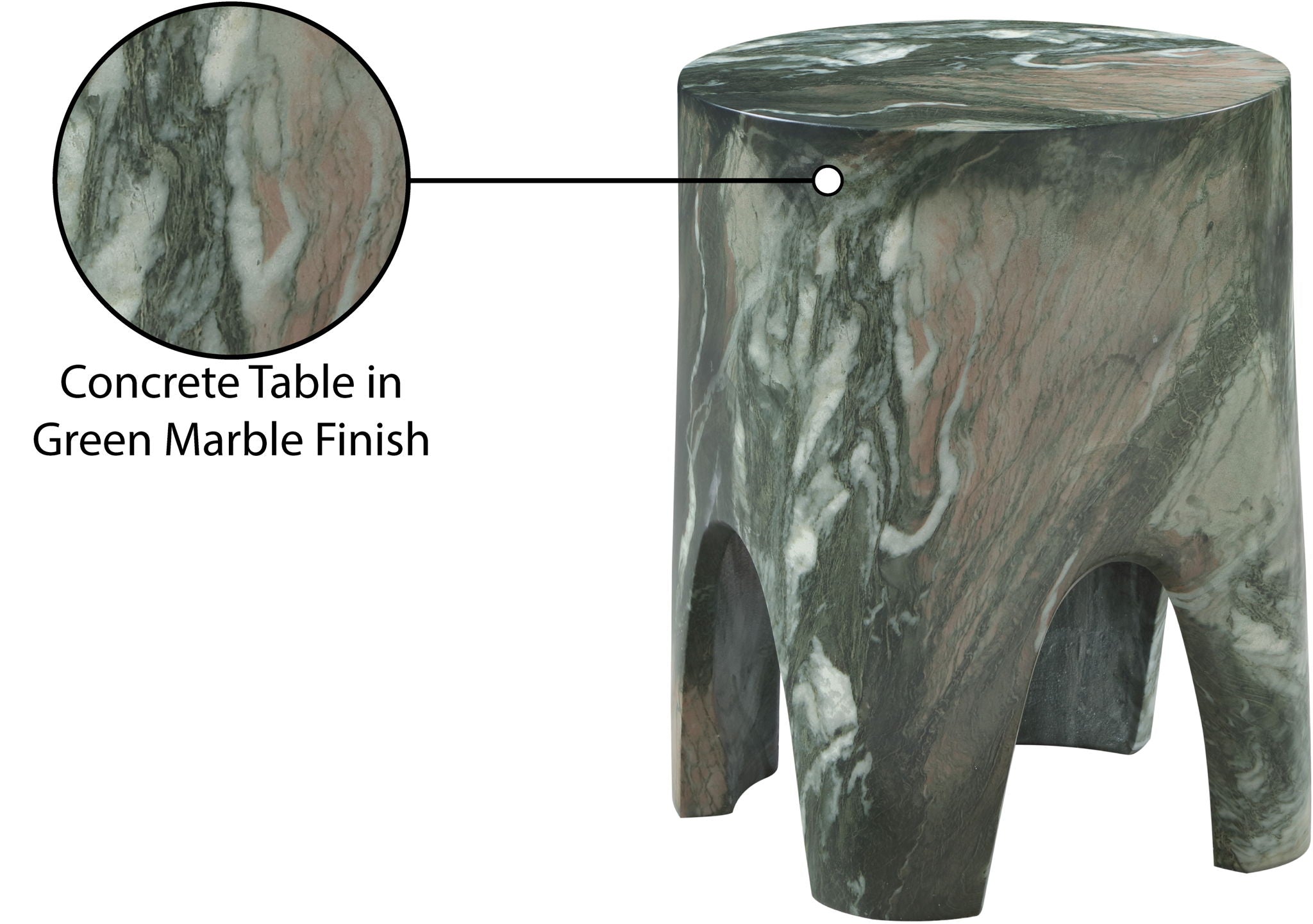 Foligno - Concrete End Table