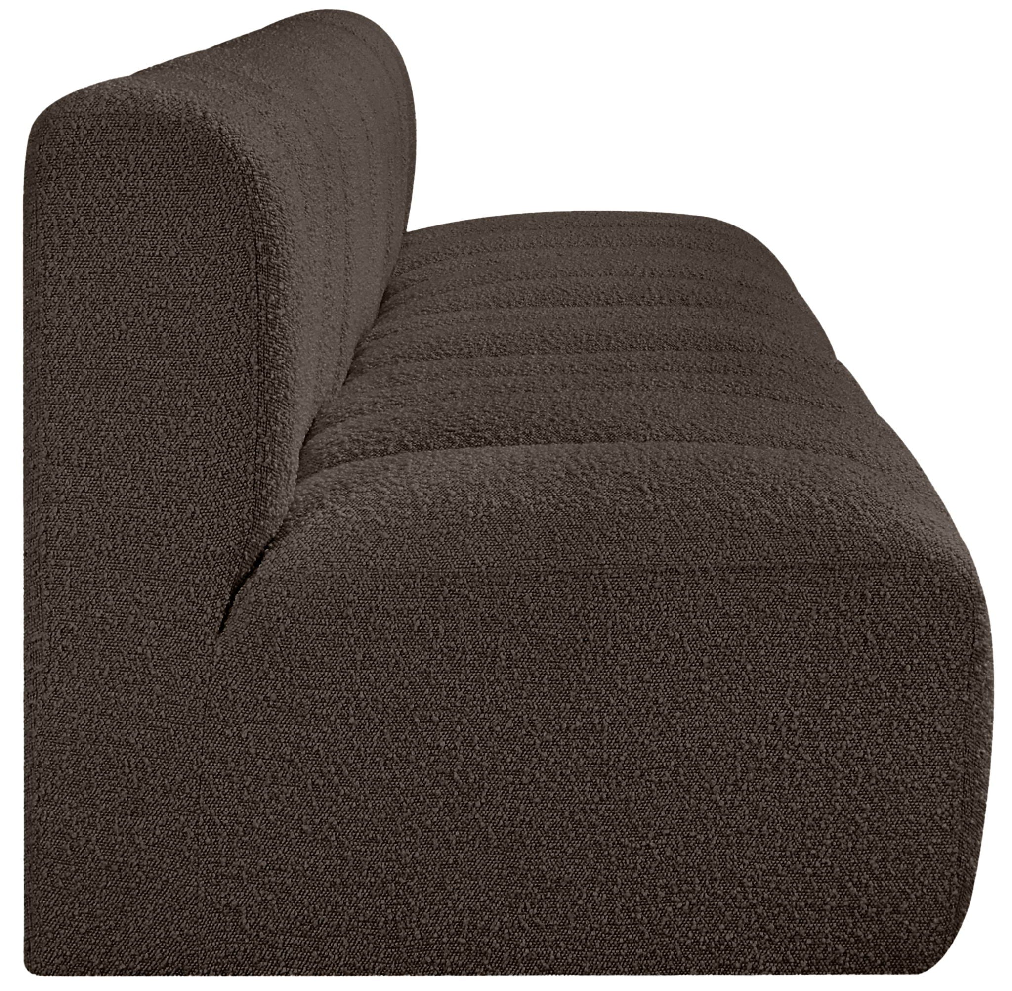 Arc - Boucle Fabric 4 Seats Modular Sofa