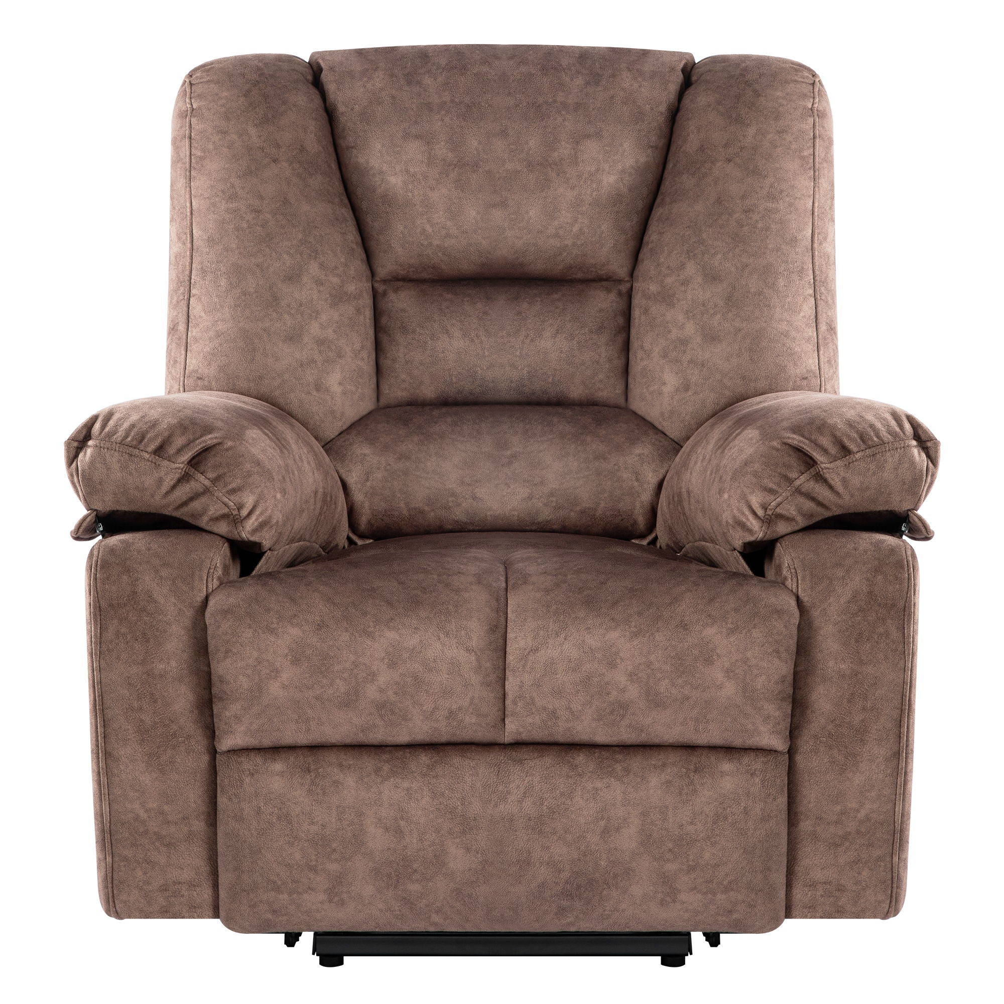 Power Lift Recliner Chair Sofa With Massage - Brown