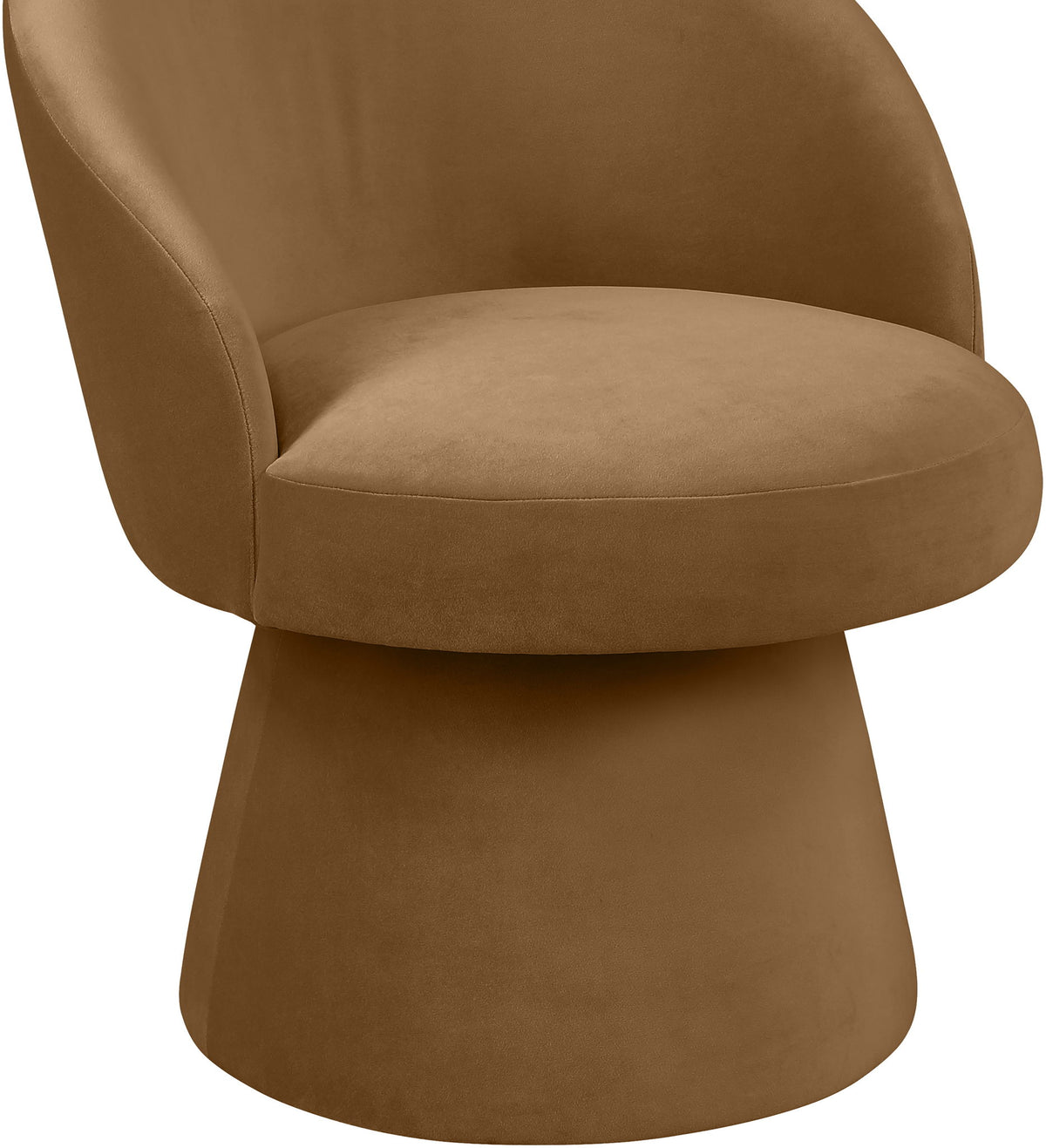 Selene - Upholstered Swivel Dining Chair