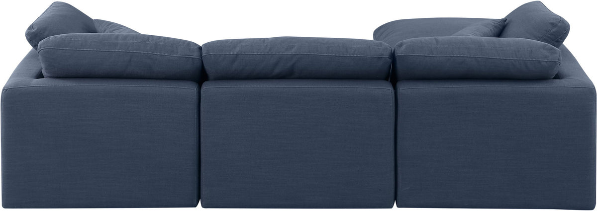 Indulge - Linen 4 Piece Modular Sectional With Chaise