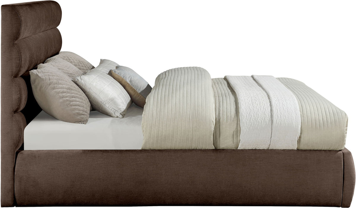 Adam - Chenille Fabric Bed With 52" Headboard