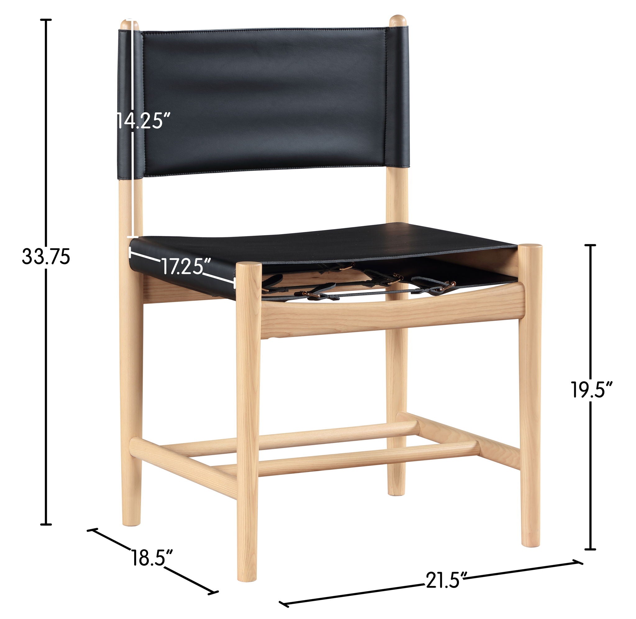 Rawlins - Dining Chair (Set of 2) - Natural Frame