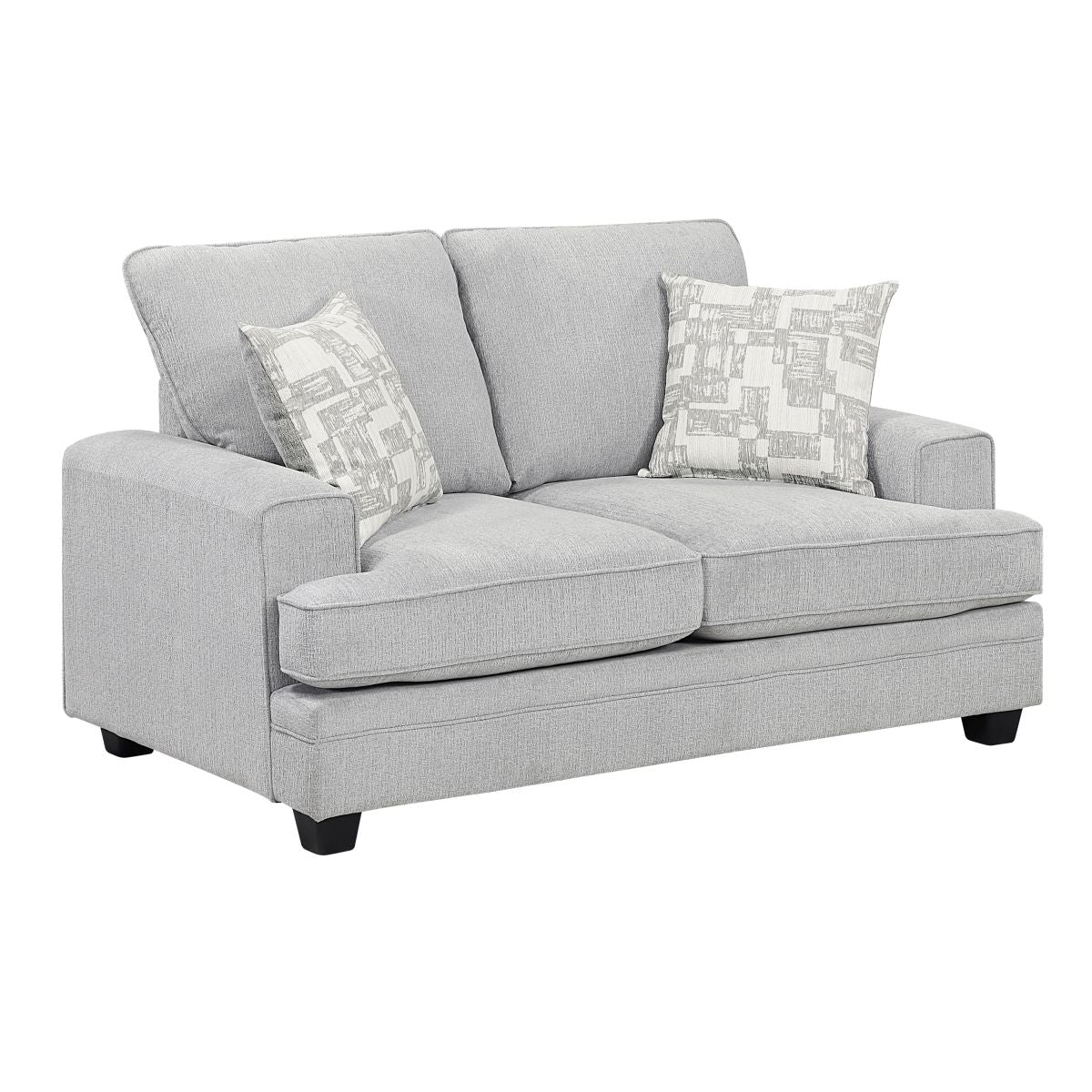 Sarah - Sofa & Loveseat - Light Gray