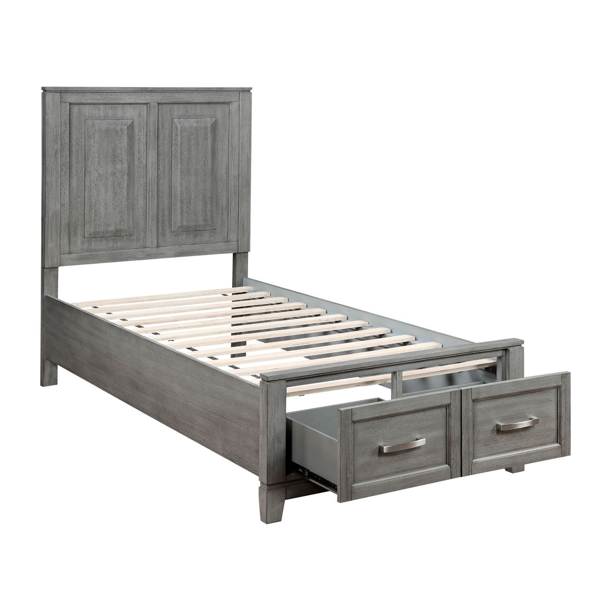 Garretson - Platform Bed With Footboard Storage