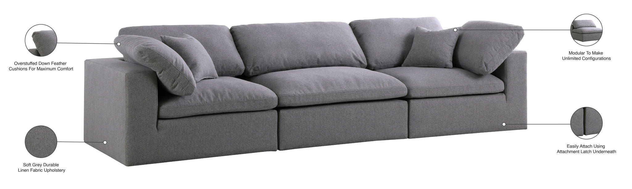 Serene - Modular 3 Seat Sofa