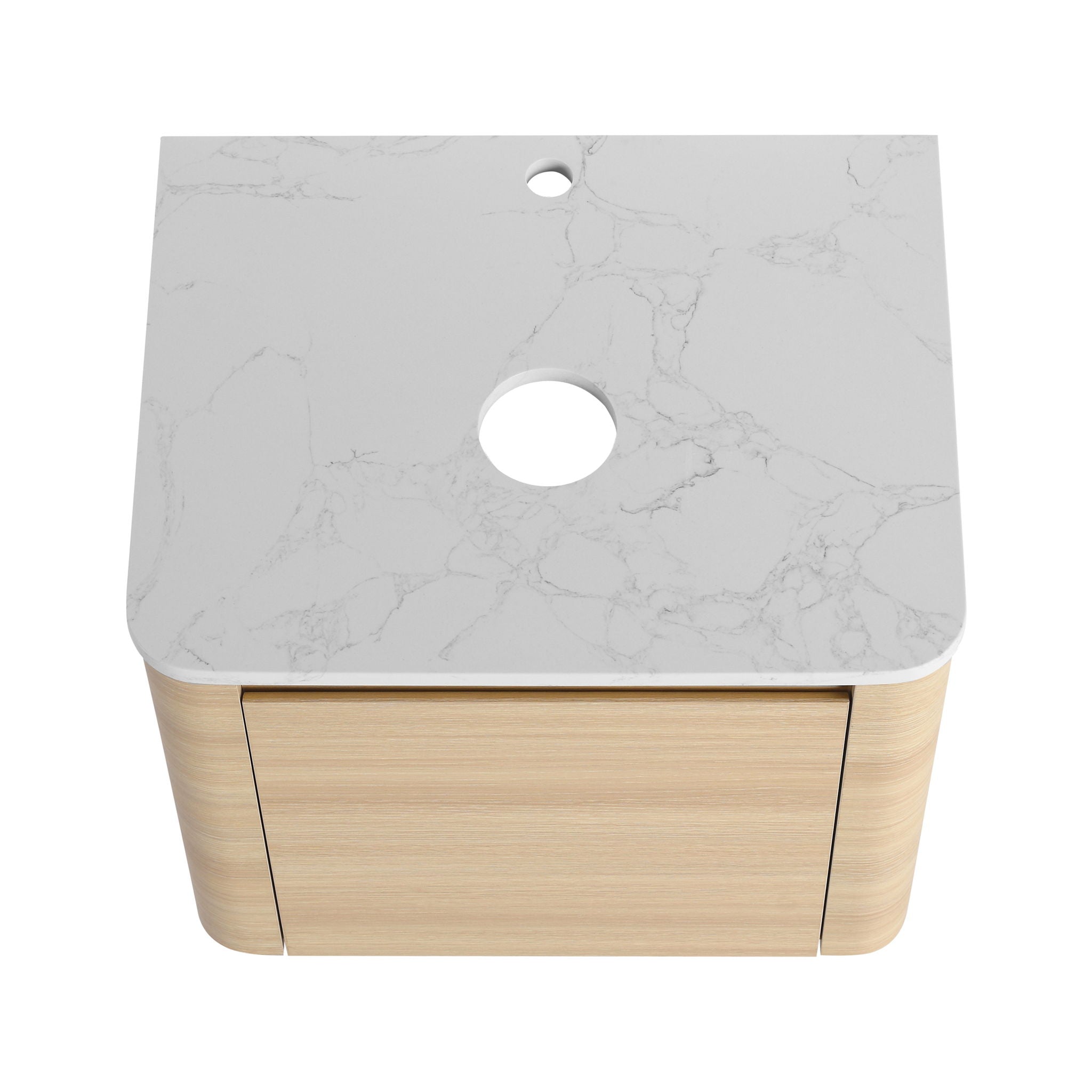 Mounted Bathroom Vanity & Art Sink, Soft Close Door