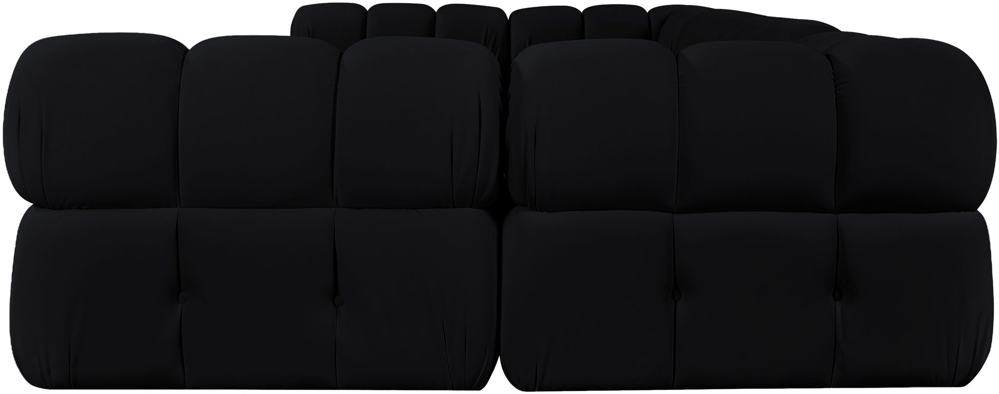 Orin - U-Shaped Velvet 6 Piece Modular Sectional