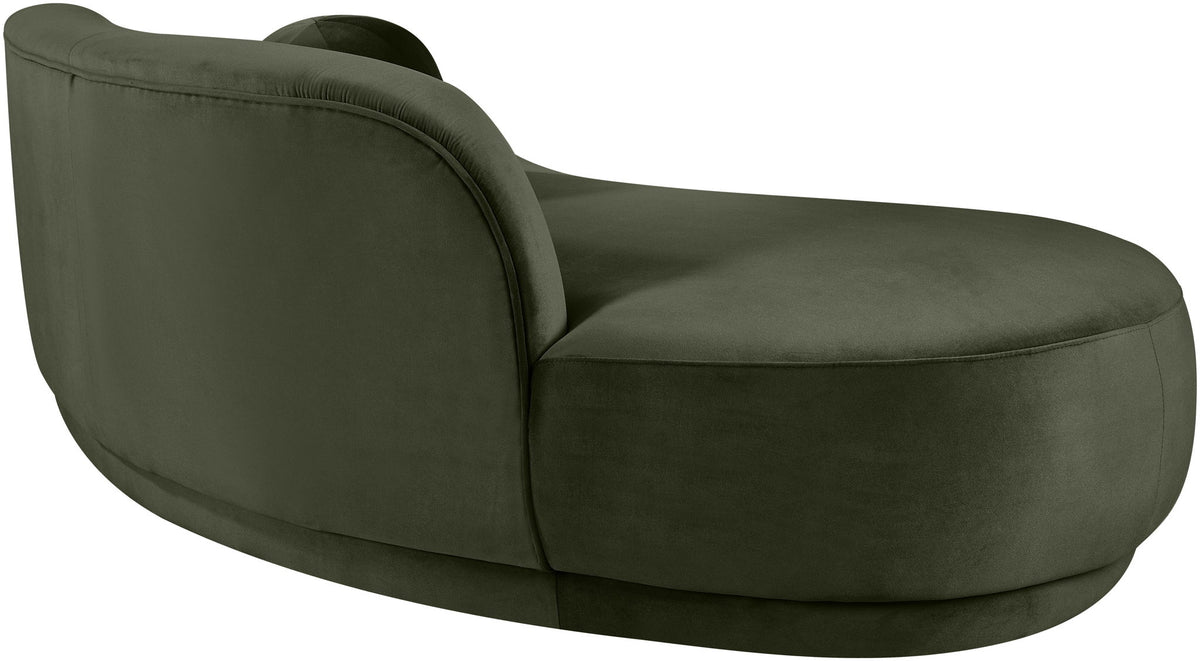 Avra - 86" Velvet Performance Fabric Upholstered Sofa