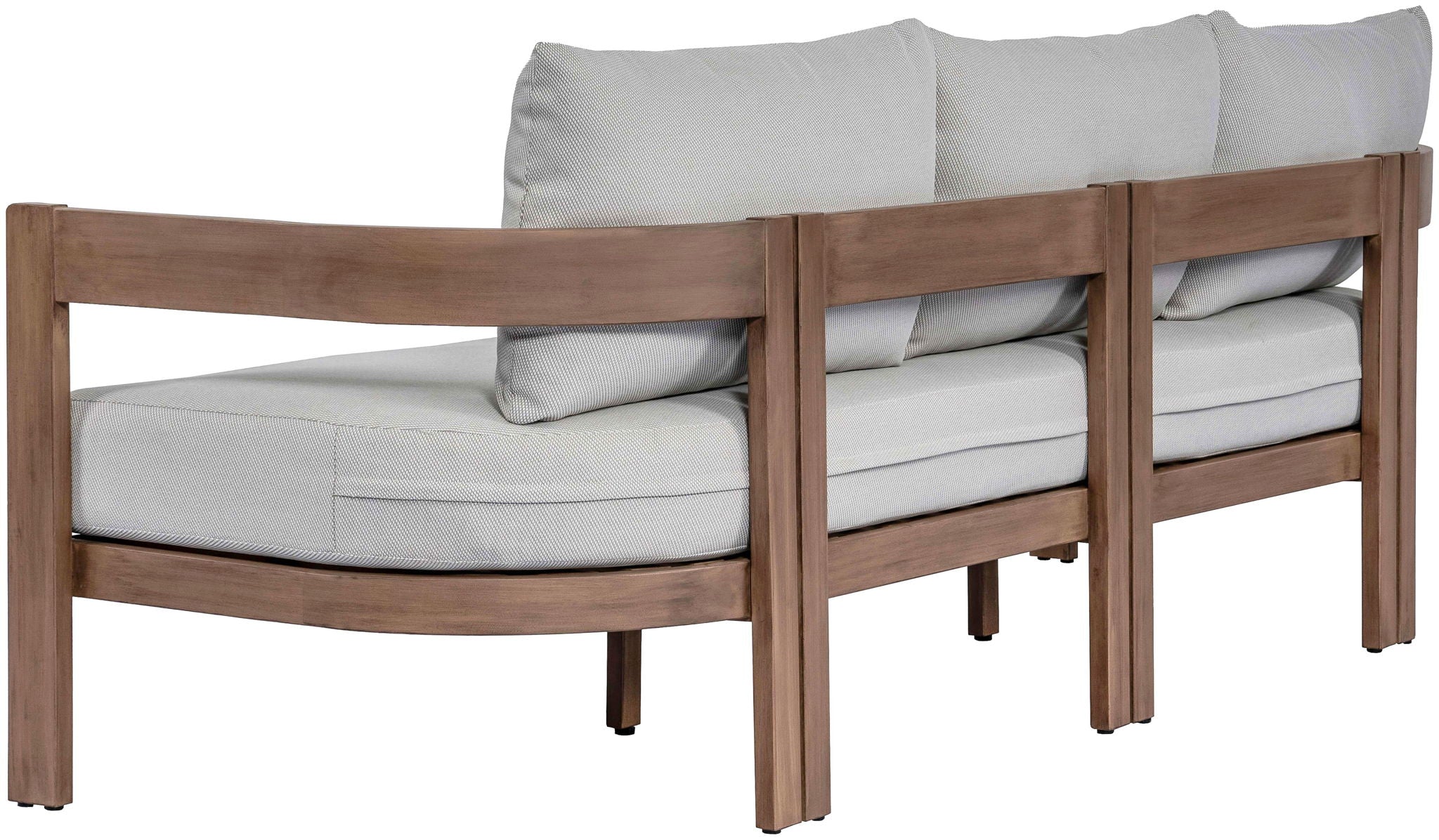 Newport - Water Resistant Fabric 86.75" Upholstered Outdoor Patio Sofa