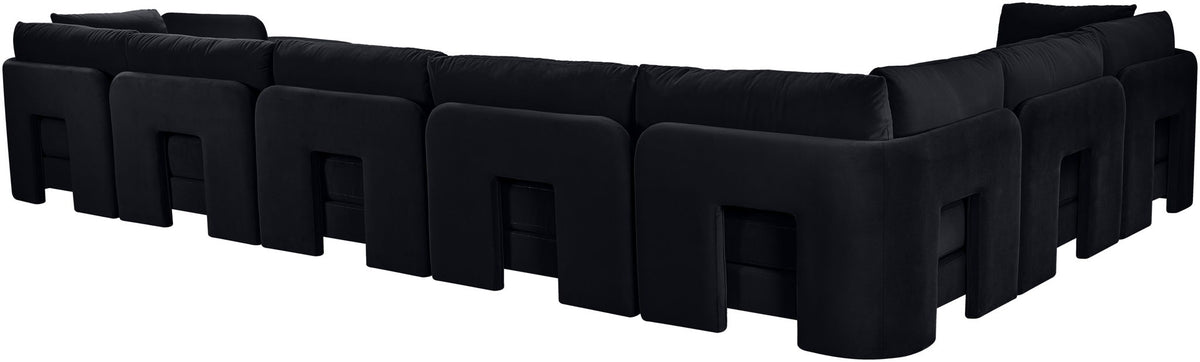 Hammond - Velvet Performance Fabric Upholstered 7 Piece Sectional