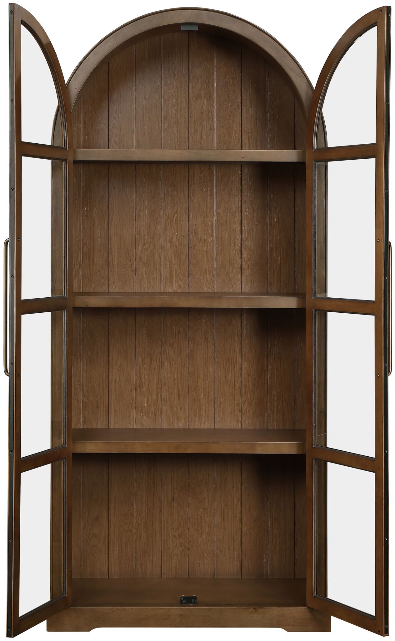 Corva - Solid Wood, Oak Veneer And Stainless Steel Storage Cabinet
