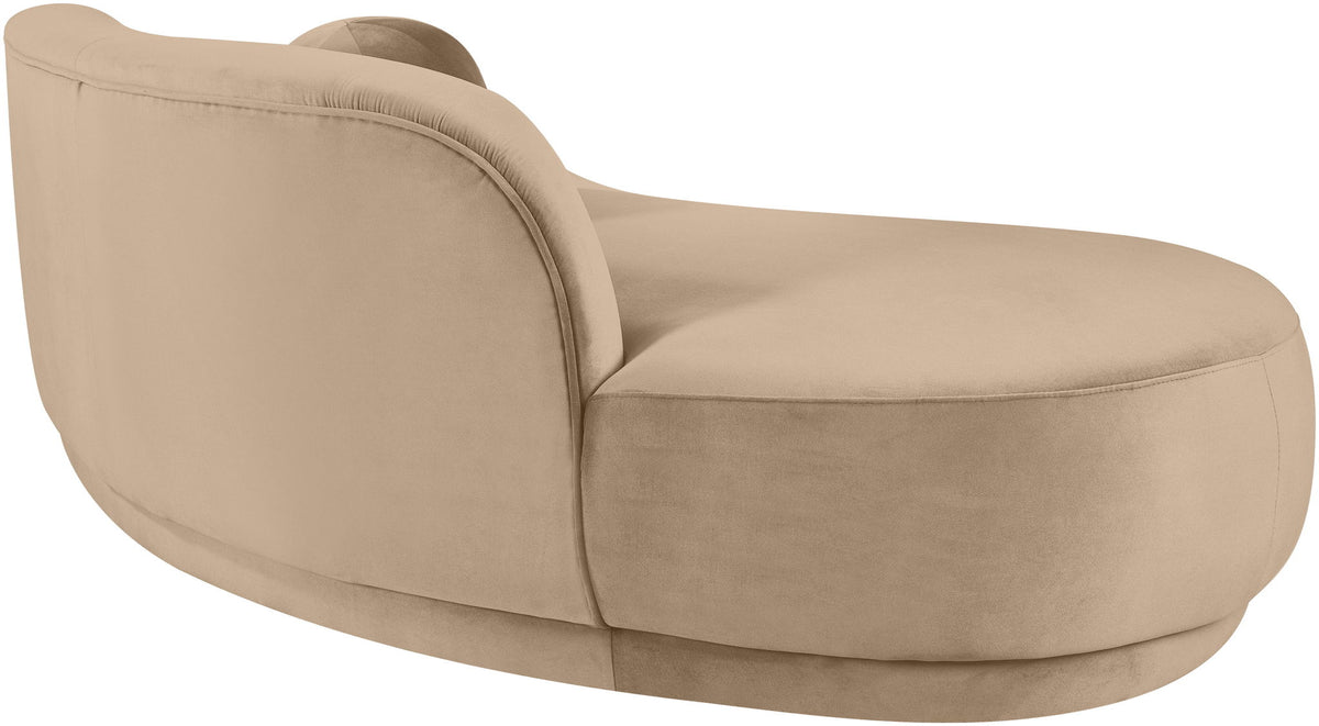 Avra - 86" Velvet Performance Fabric Upholstered Sofa