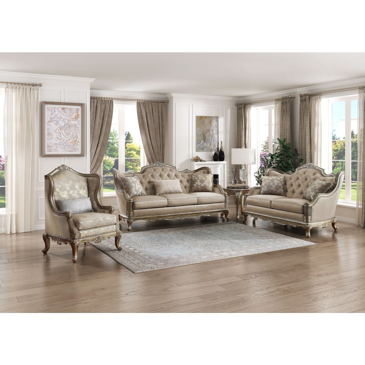 Florentina - Loveseat - Taupe