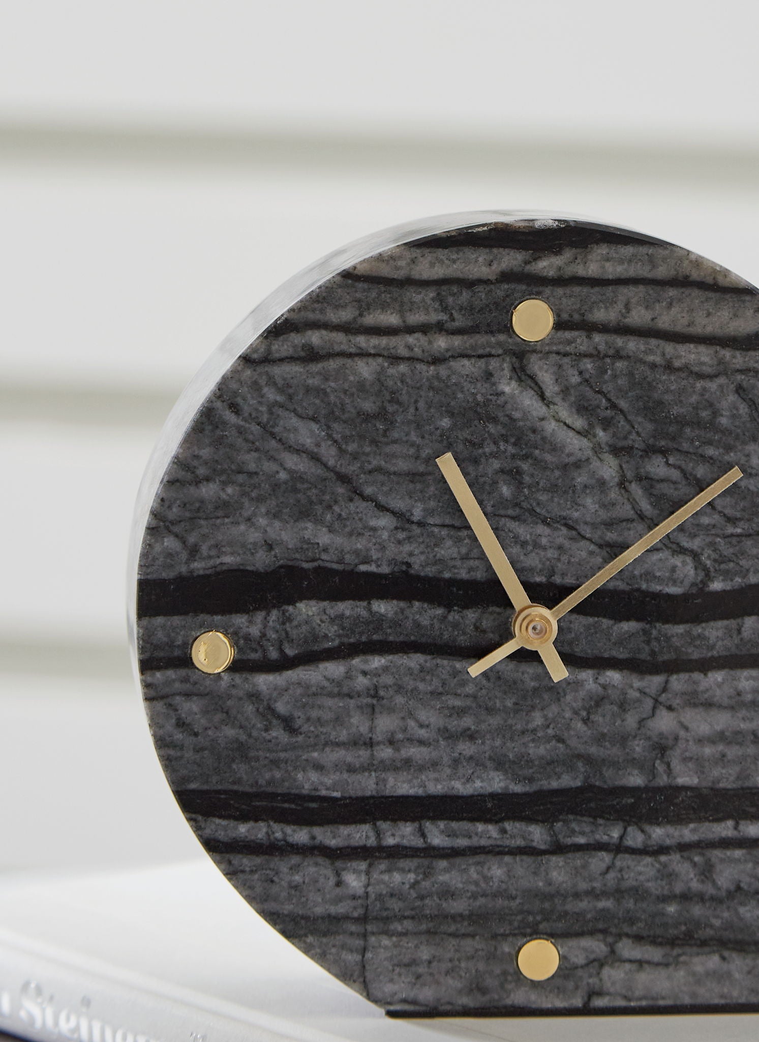 Janmour - Table Clock (Set of 2) - Black
