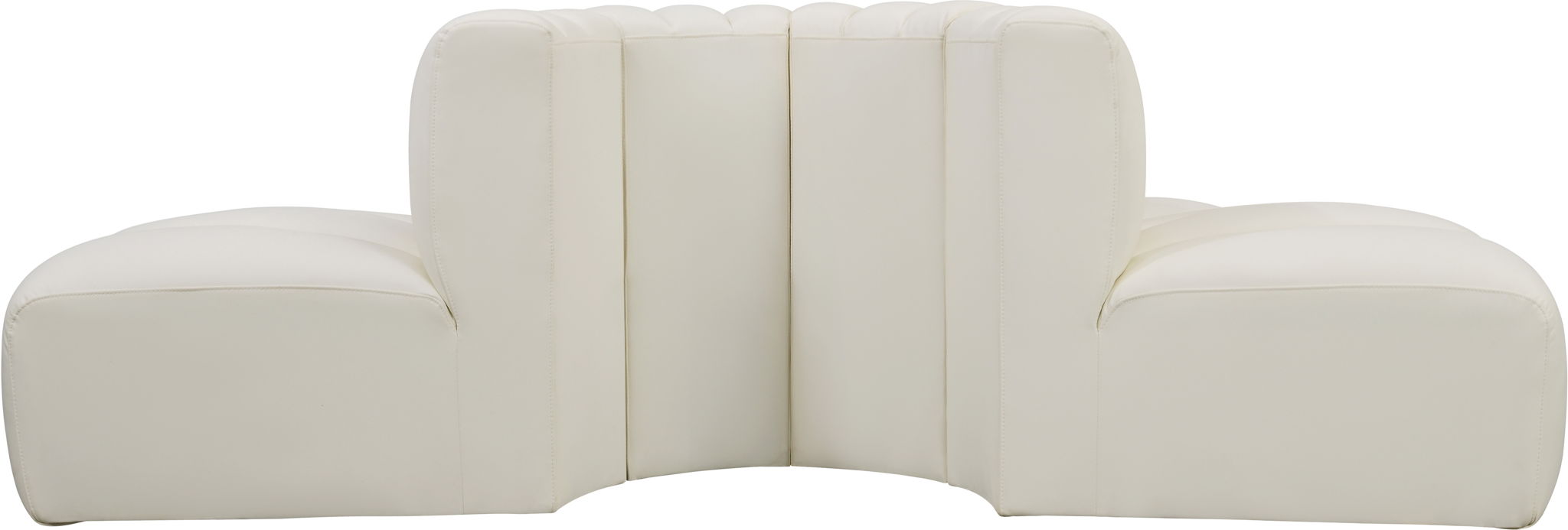 Arc - Faux Leather 4 Piece Modular Sofa