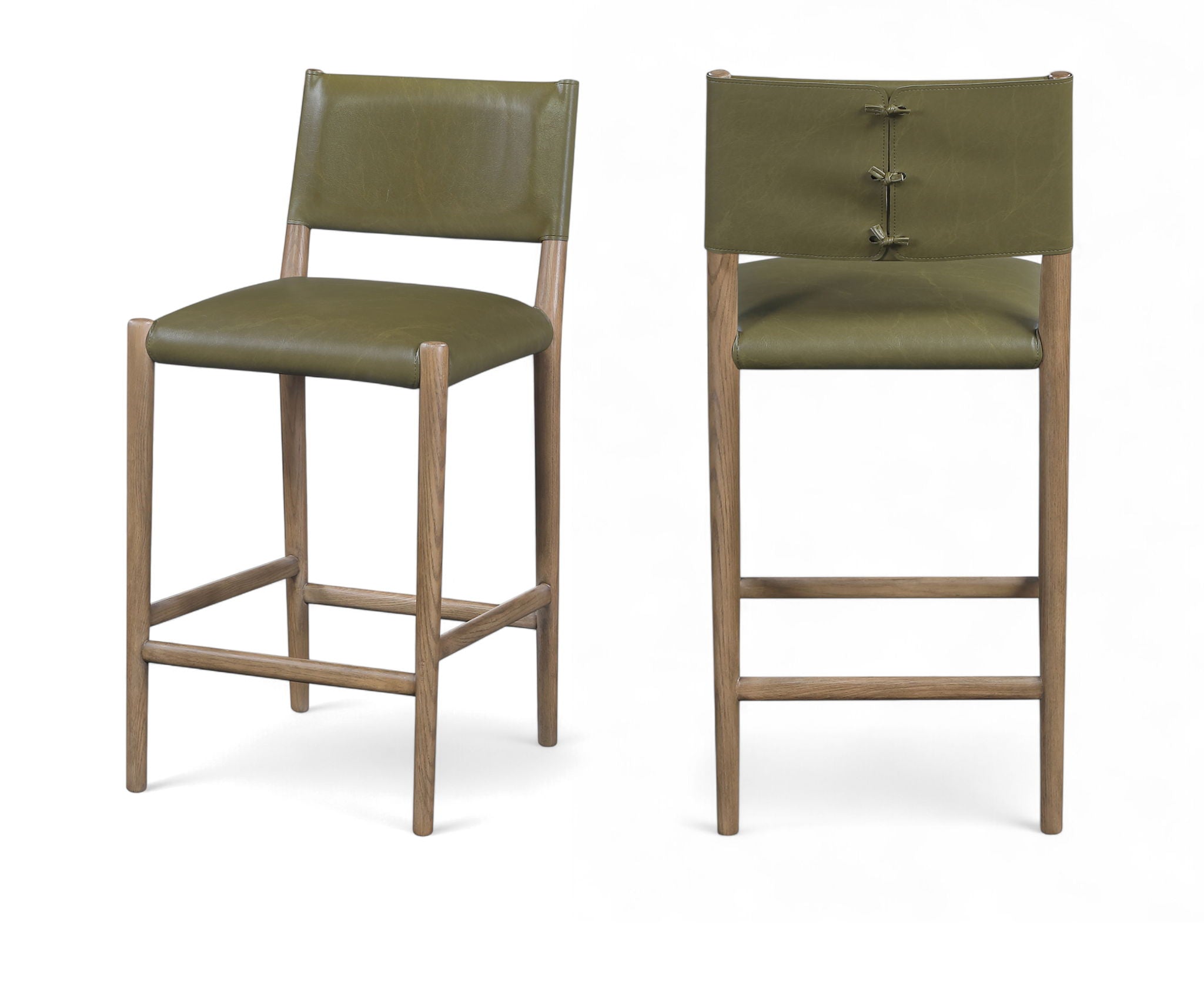 Andie - Upholstered Counter Stool - Brown Base