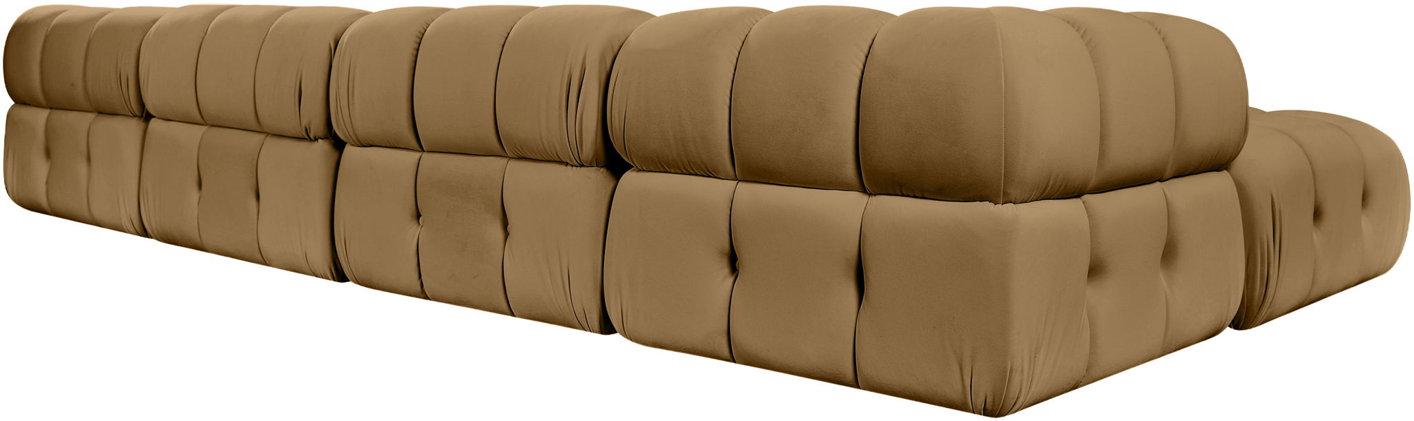 Orin - Velvet 6 Piece Modular Double Chaise Sectional