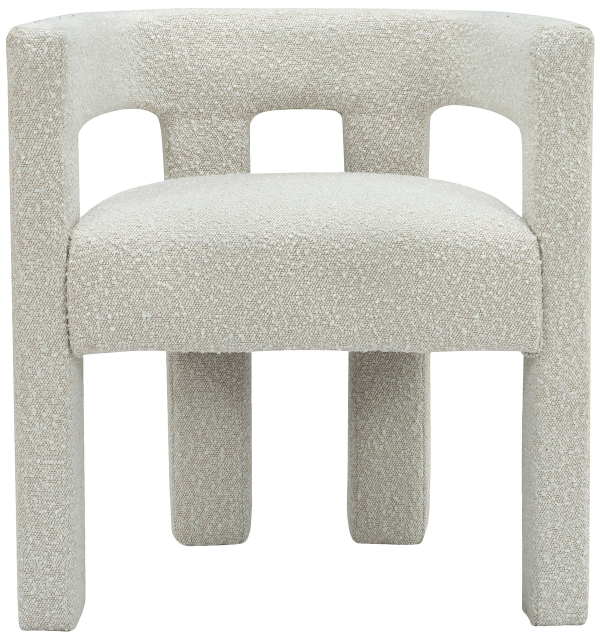 Athena - Boucle Fabric Dining Chair