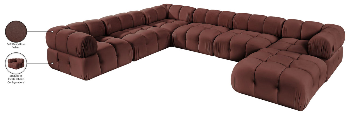 Orin - 7 Piece Modular Sectional (3 Modular Chairs, 3 Corner Chairs & Ottoman)
