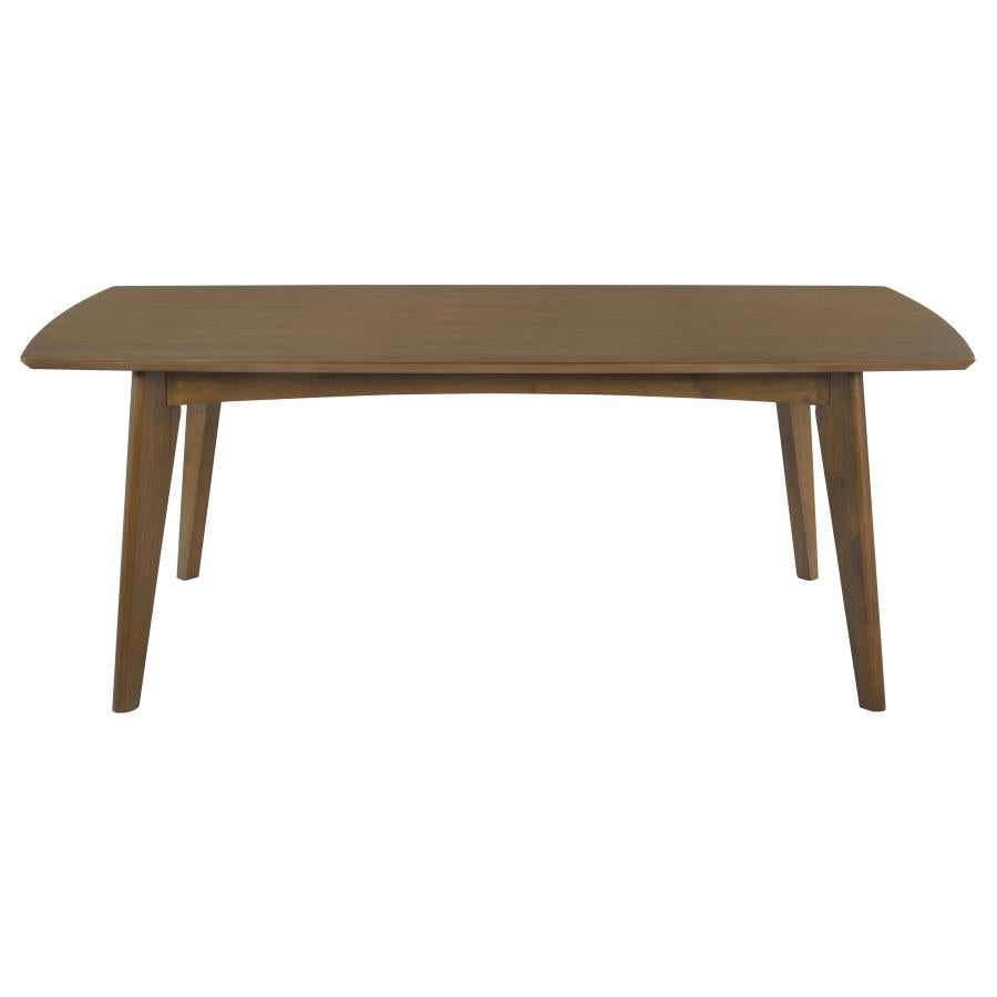 Malone Rectangular 78-inch Wood Dining Table Dark Walnut